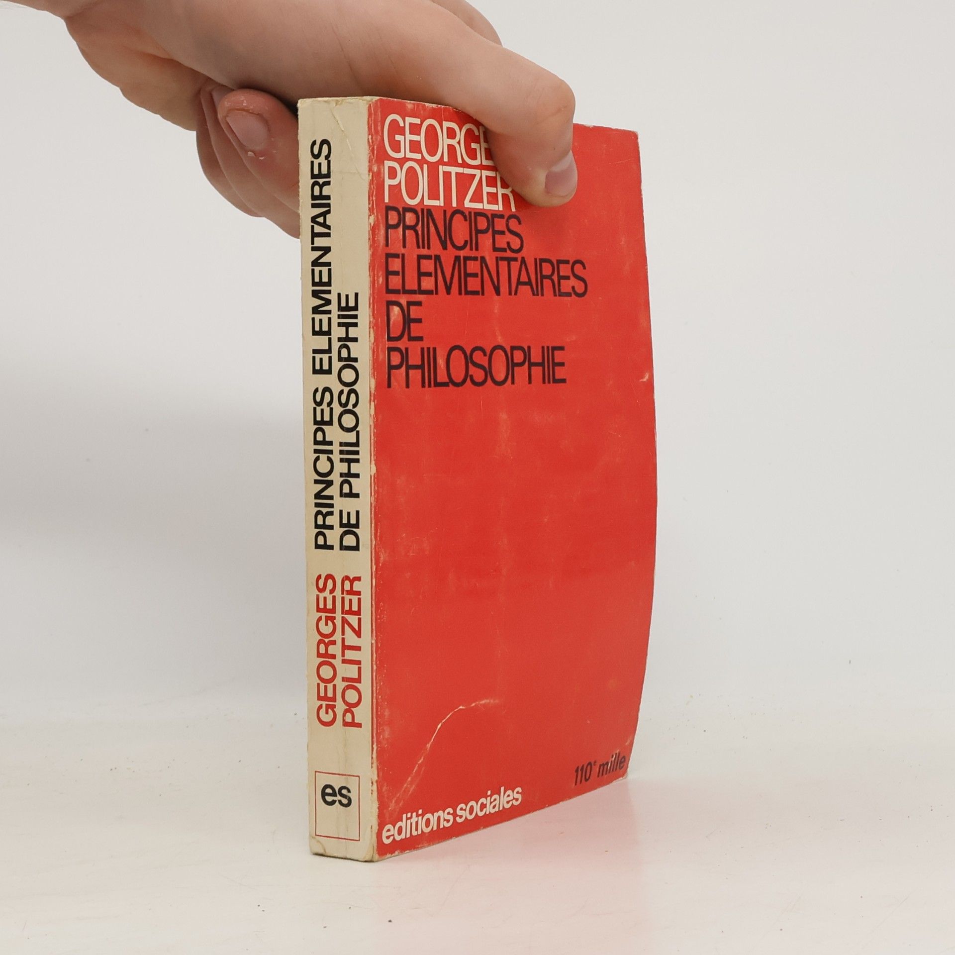 Georges Politzer Principes élémentaires de philosophie