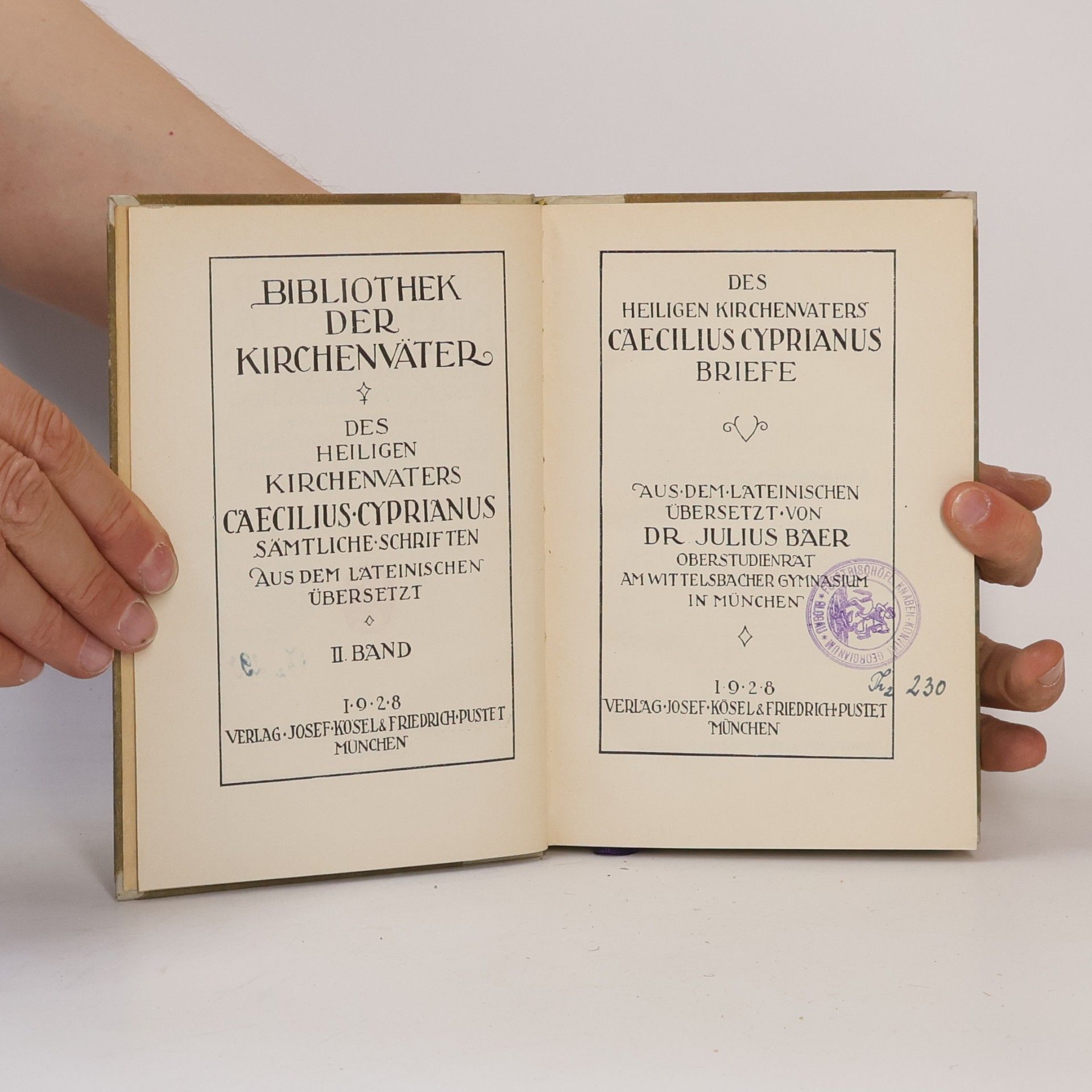 Auteurscollectief Bibliothek der Kirchenväter II. Band