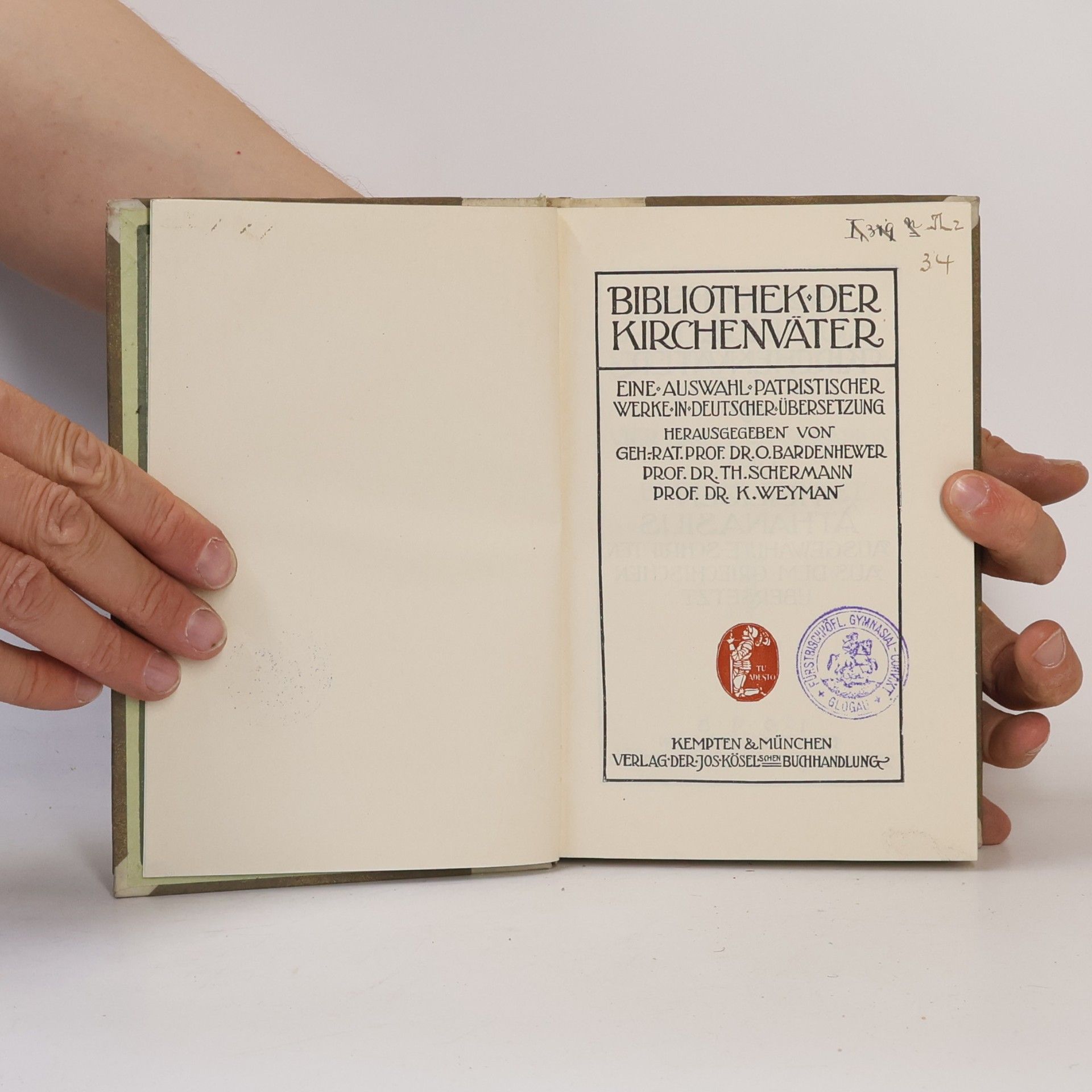 Autorenkollektiv Bibliothek der Kirchenväter I. Band