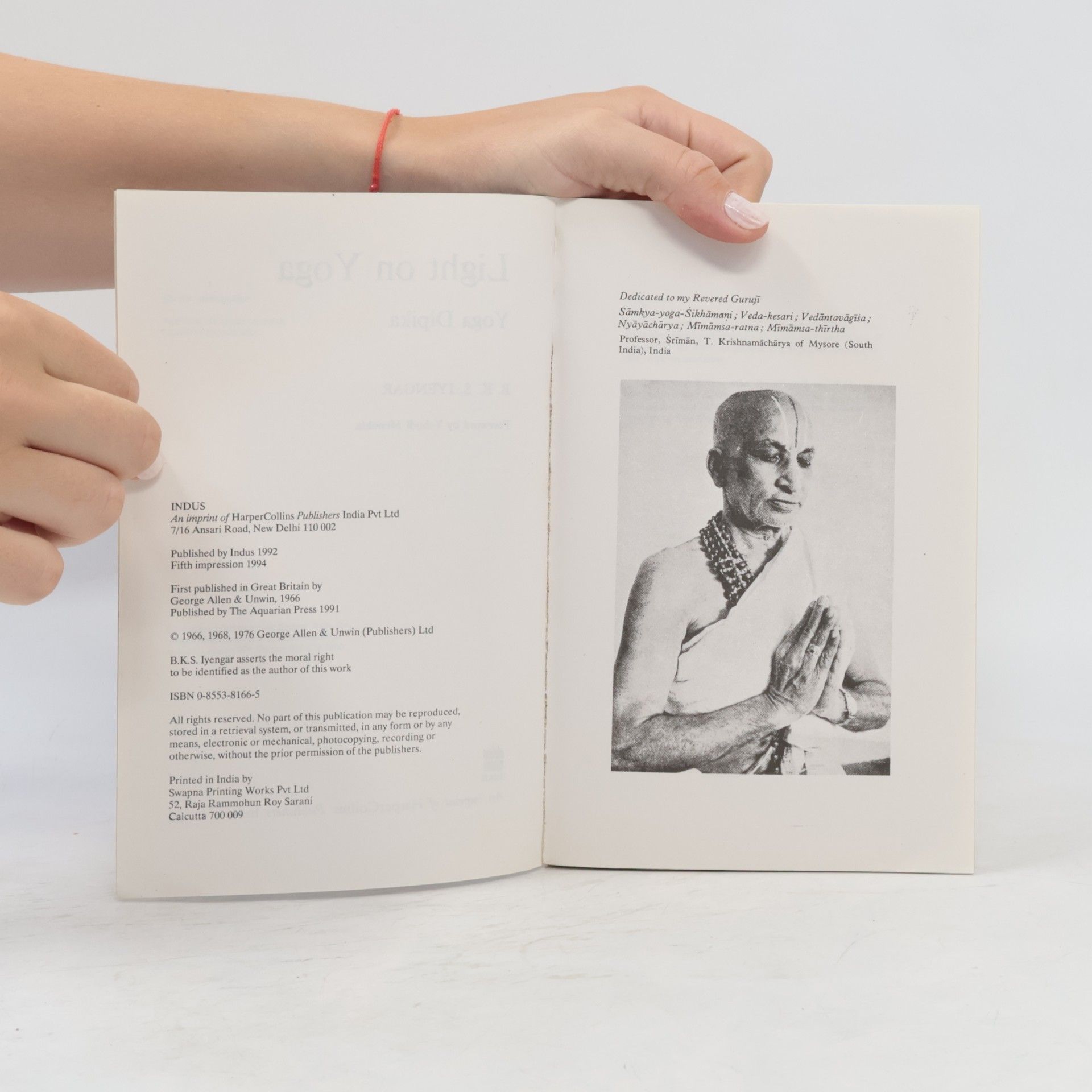 B. K. S. Iyengar Light on Yoga