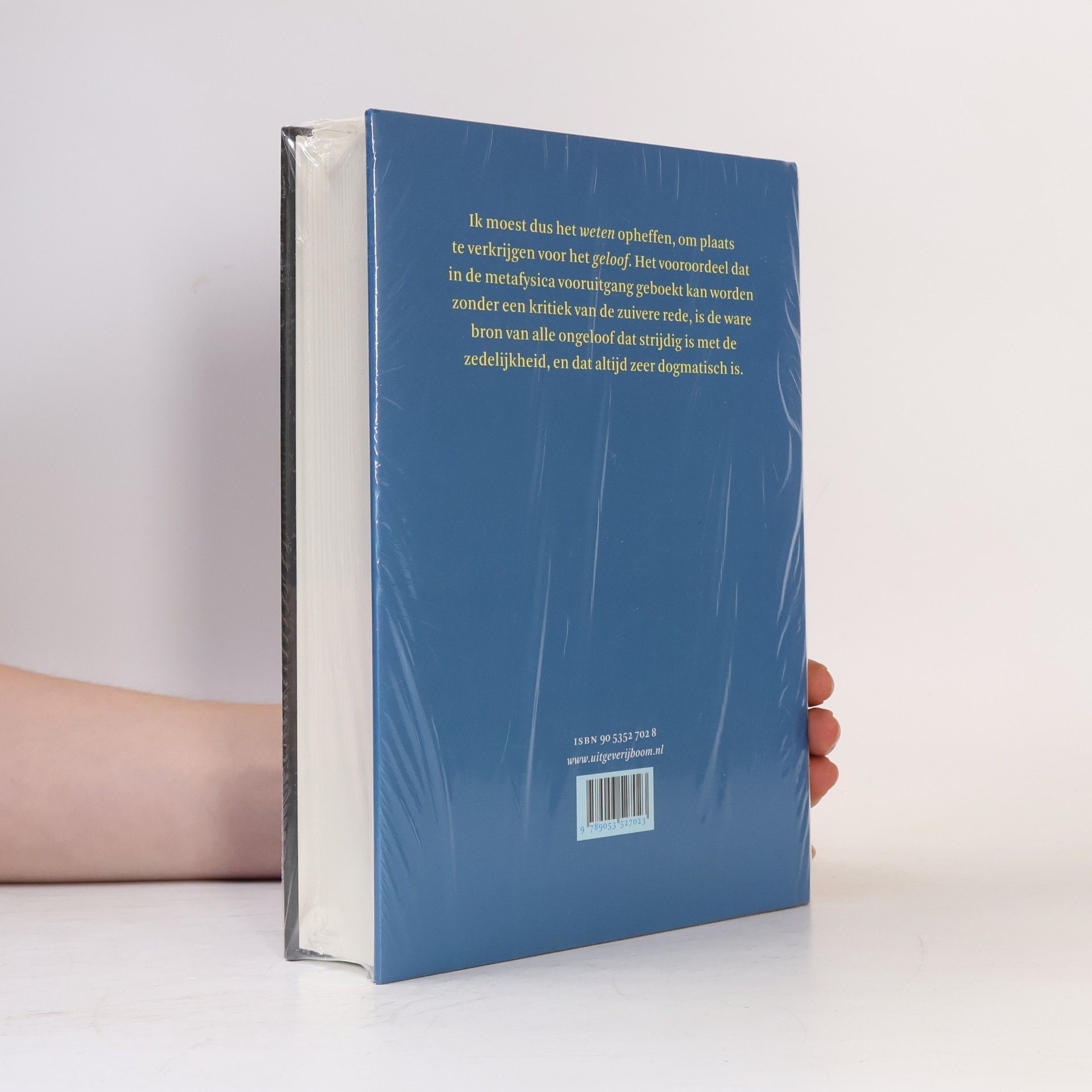 Immanuel Kant Kritiek van de zuivere rede
