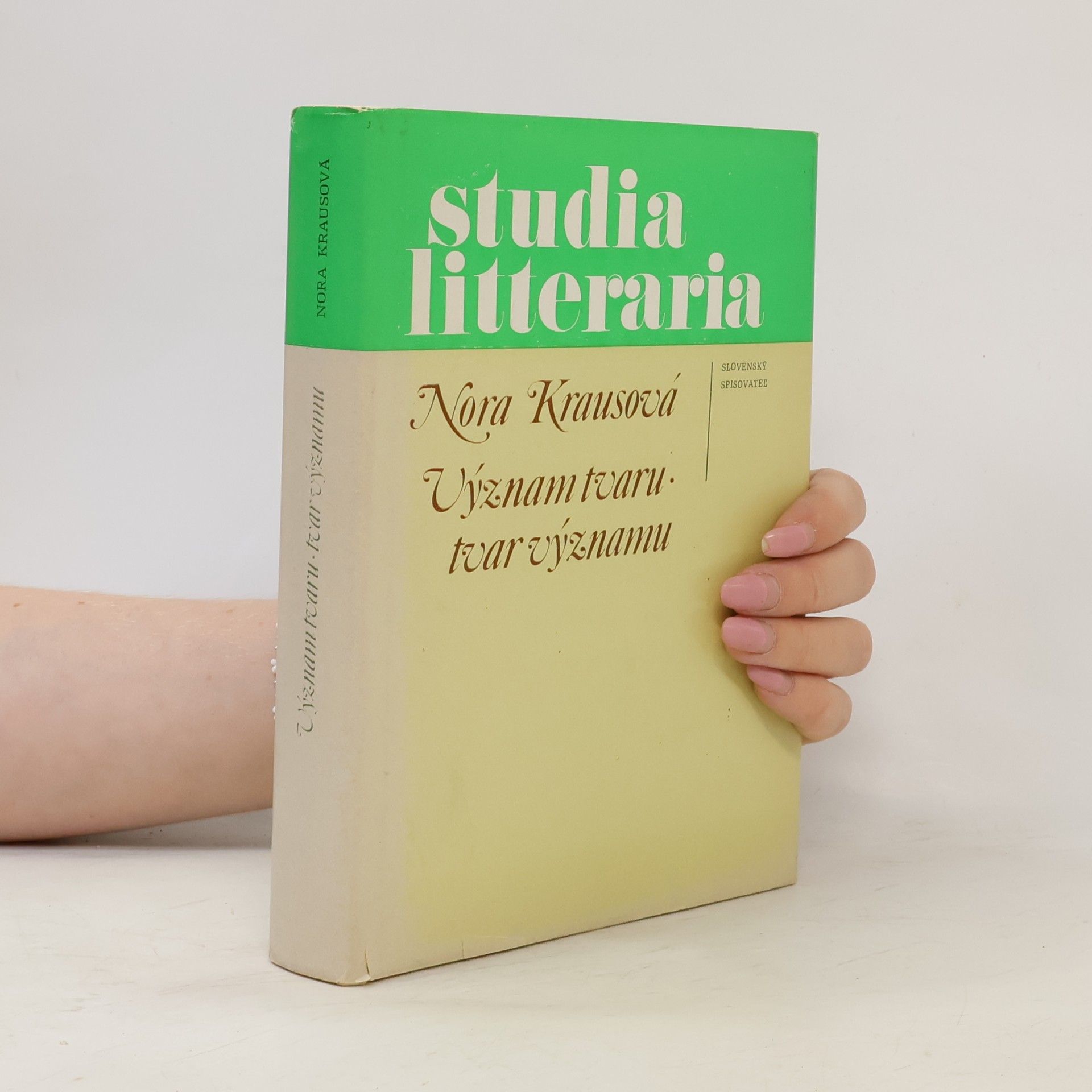 Nora Krausová Význam tvaru - tvar významu