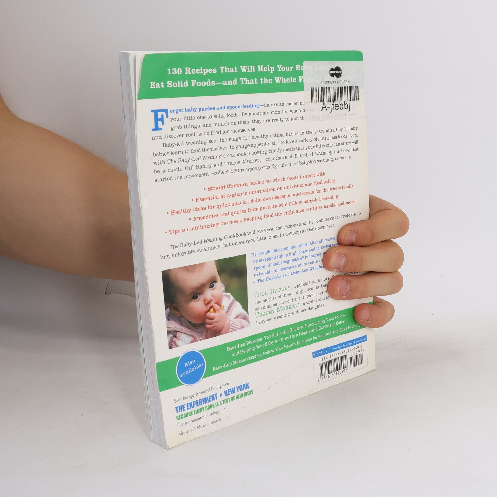Gill Rapley The Baby-Led Weaning Cookbook
