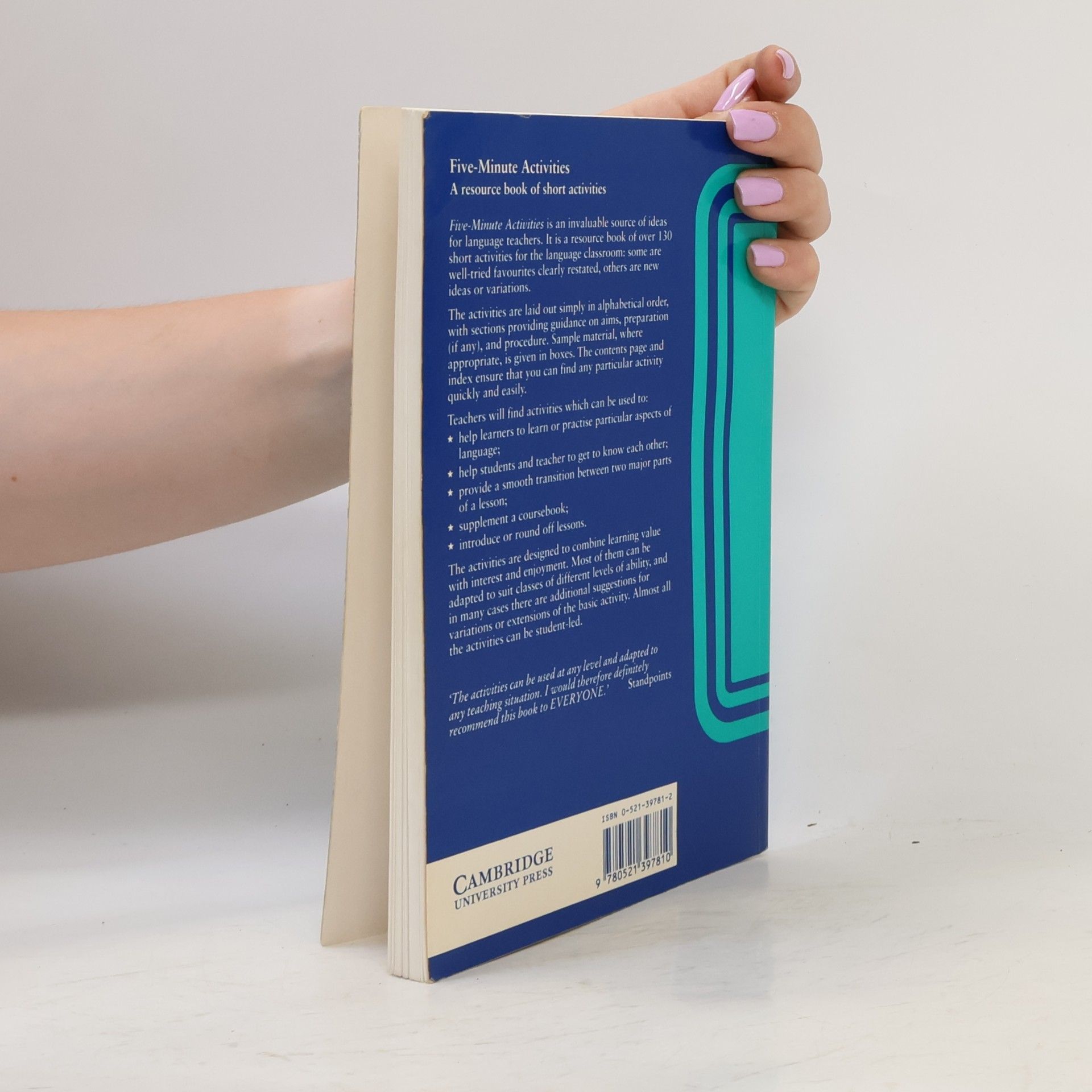 Penny Ur Five-minute activities. A resource book of short activities
