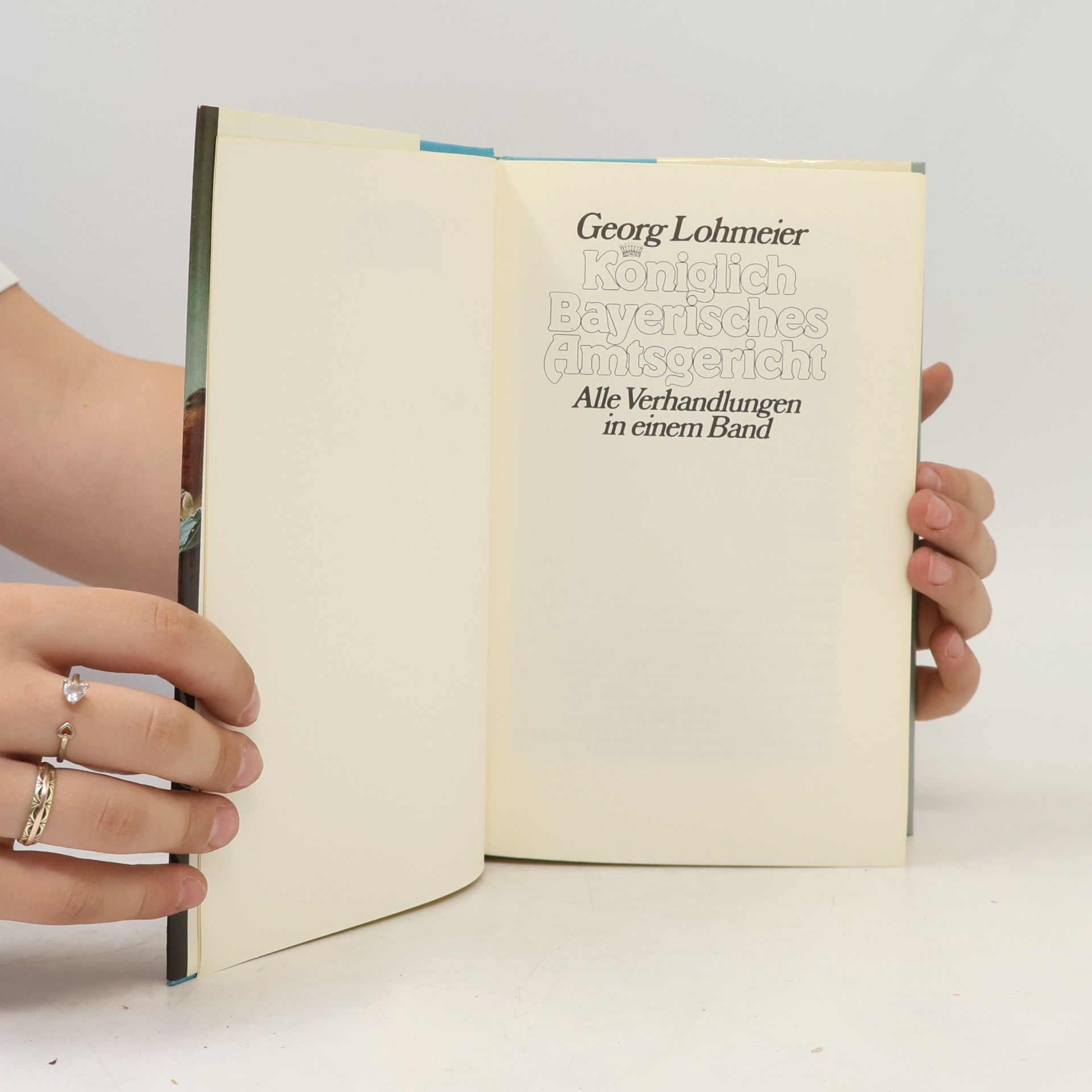 Georg Lohmeier Königlich Bayerisches Amtsgericht