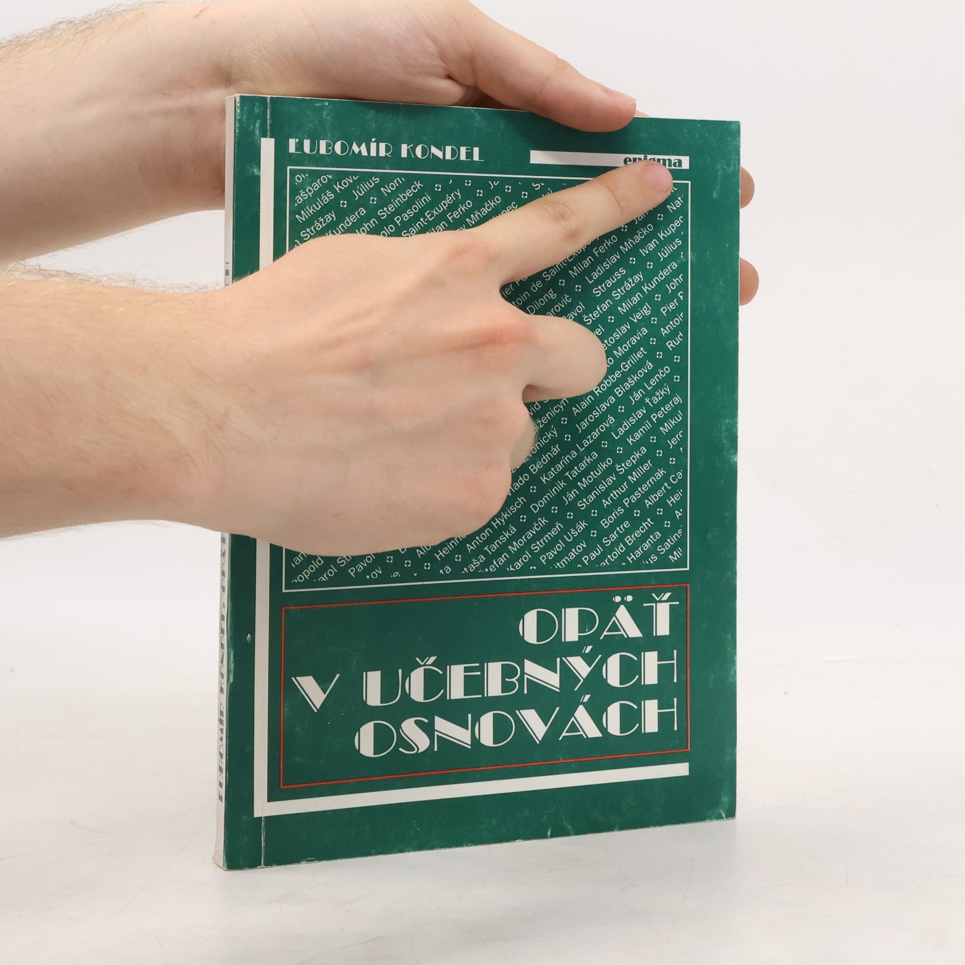 Ľubomír Kondel Opäť v učebných osnovách