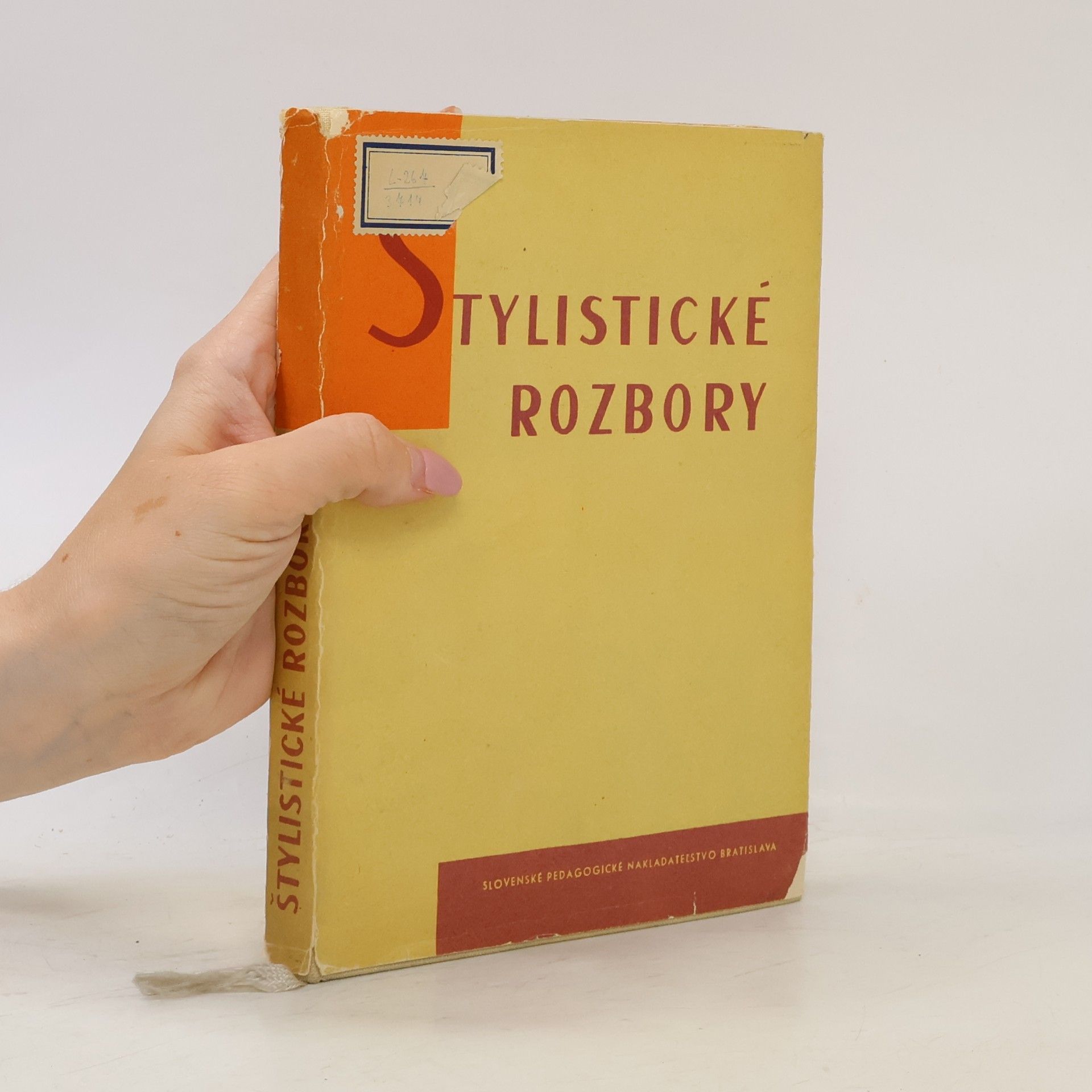 Jozef Mistrík Štylistické rozbory umeleckých textov