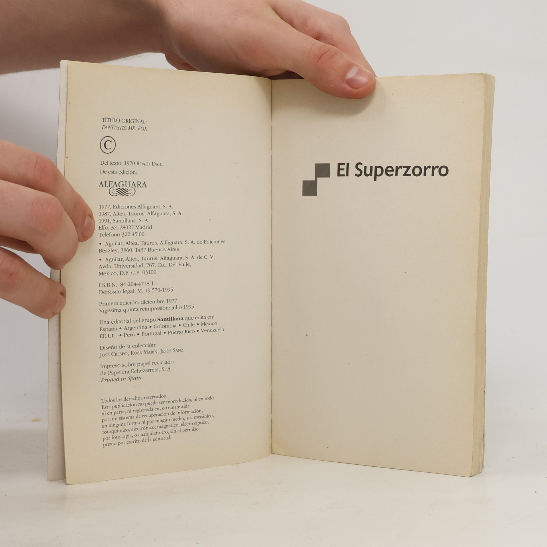 Roald Dahl Serie Morada: El Superzorro