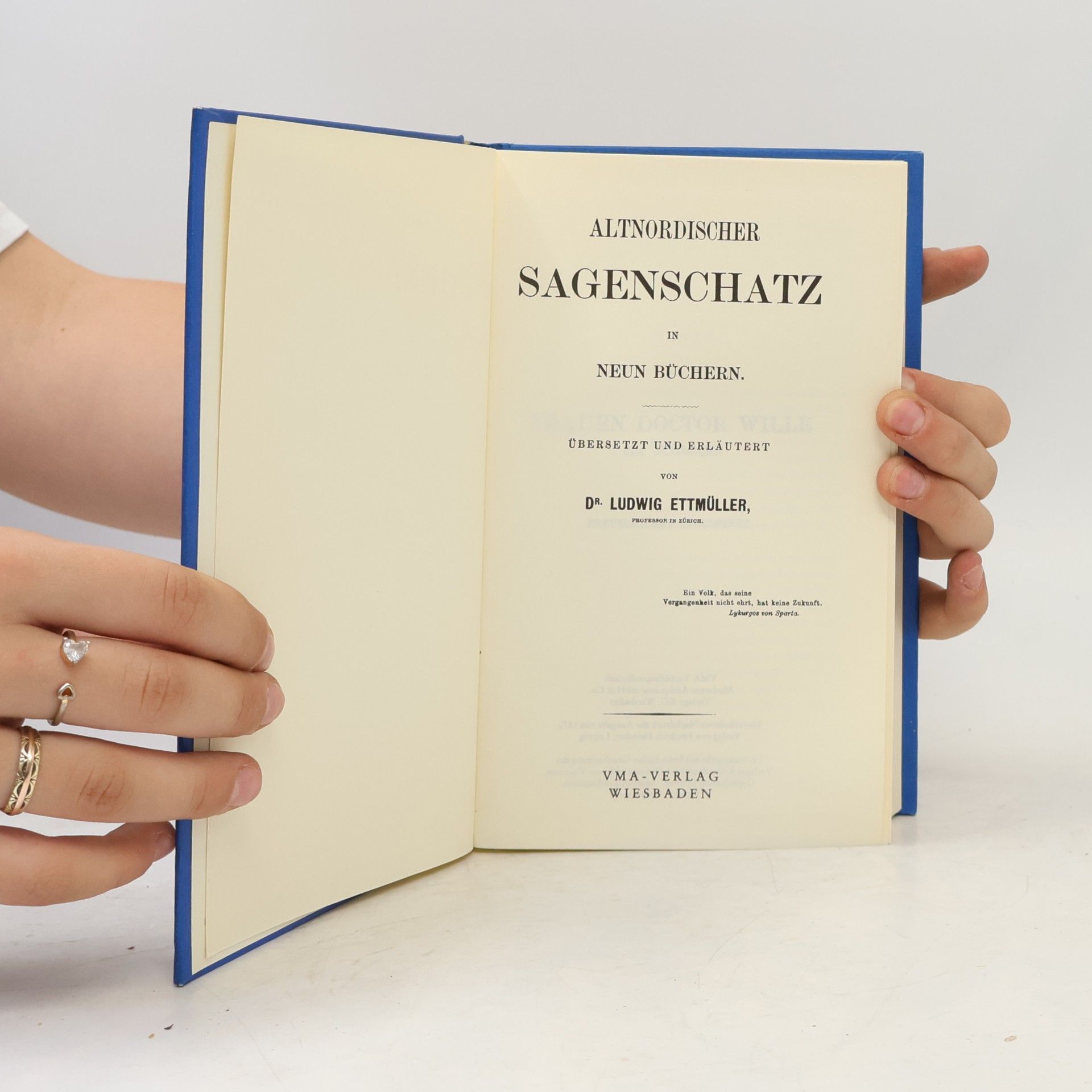 Ludwig Ettmuller Altnordischer Sagenschatz