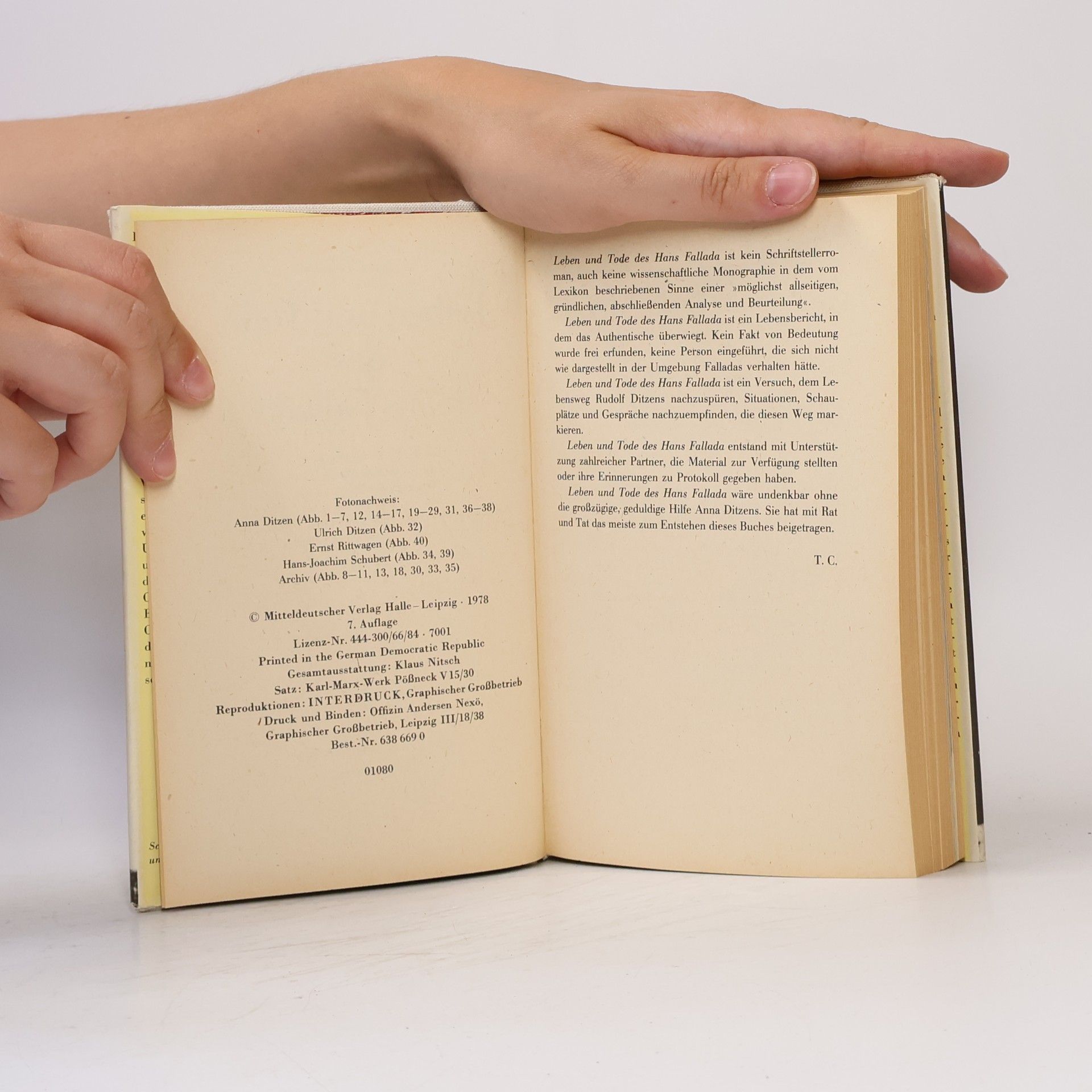 Tom Crepon Leben und Tode des Hans Fallada