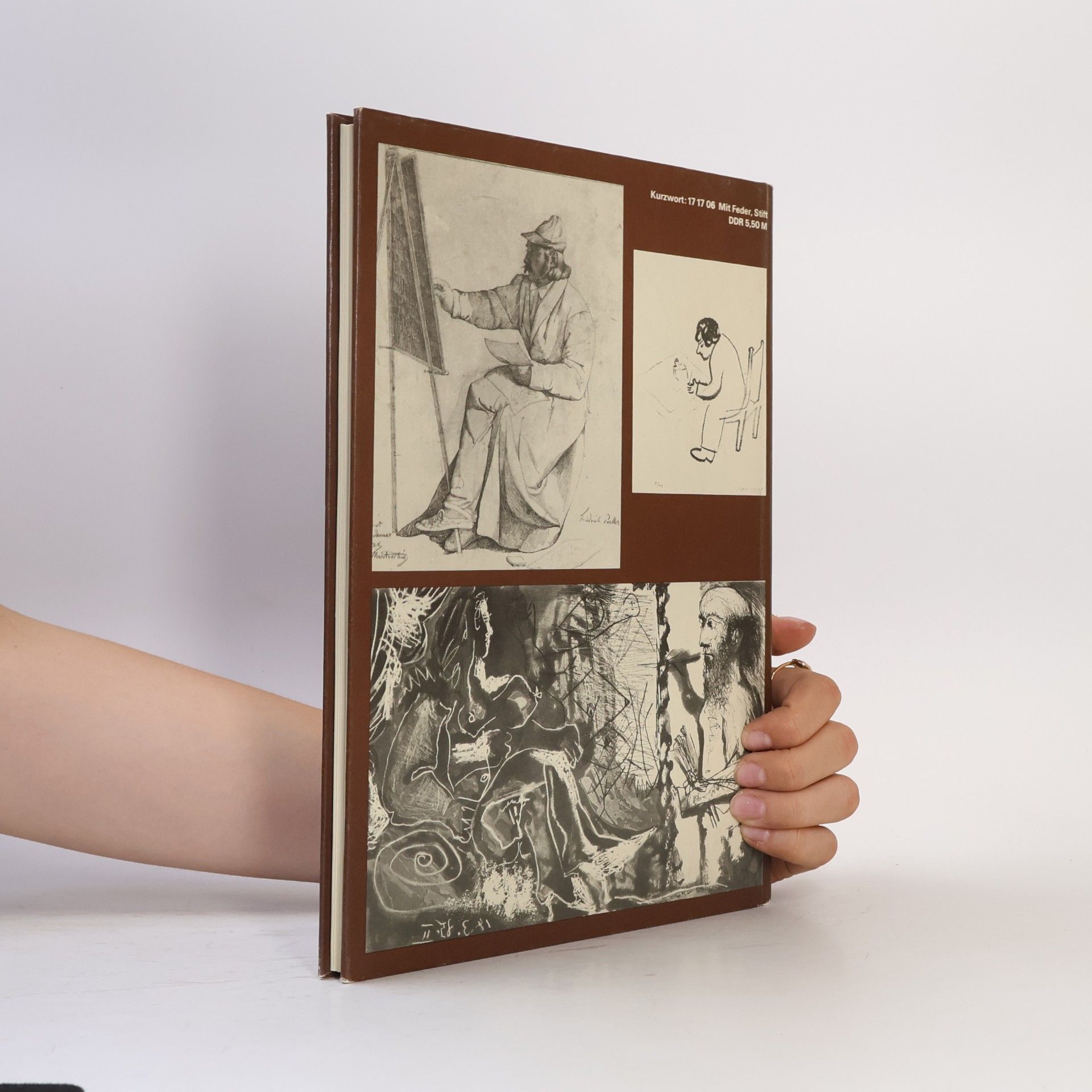 Adolf Böhlich Mit Feder, Stift und Pinsel