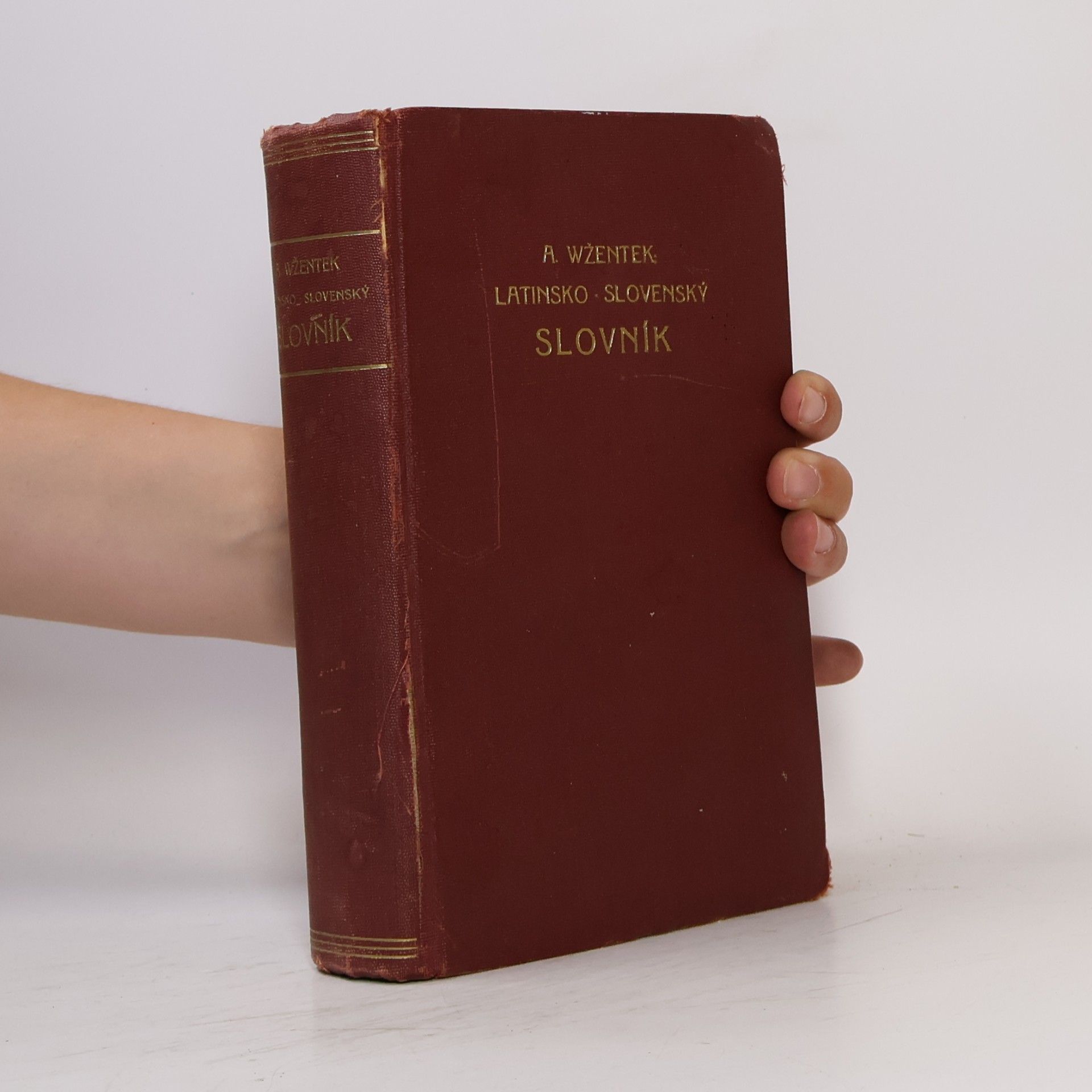 Alojz Wžentek Latinsko-slovenský slovník pre stredné školy