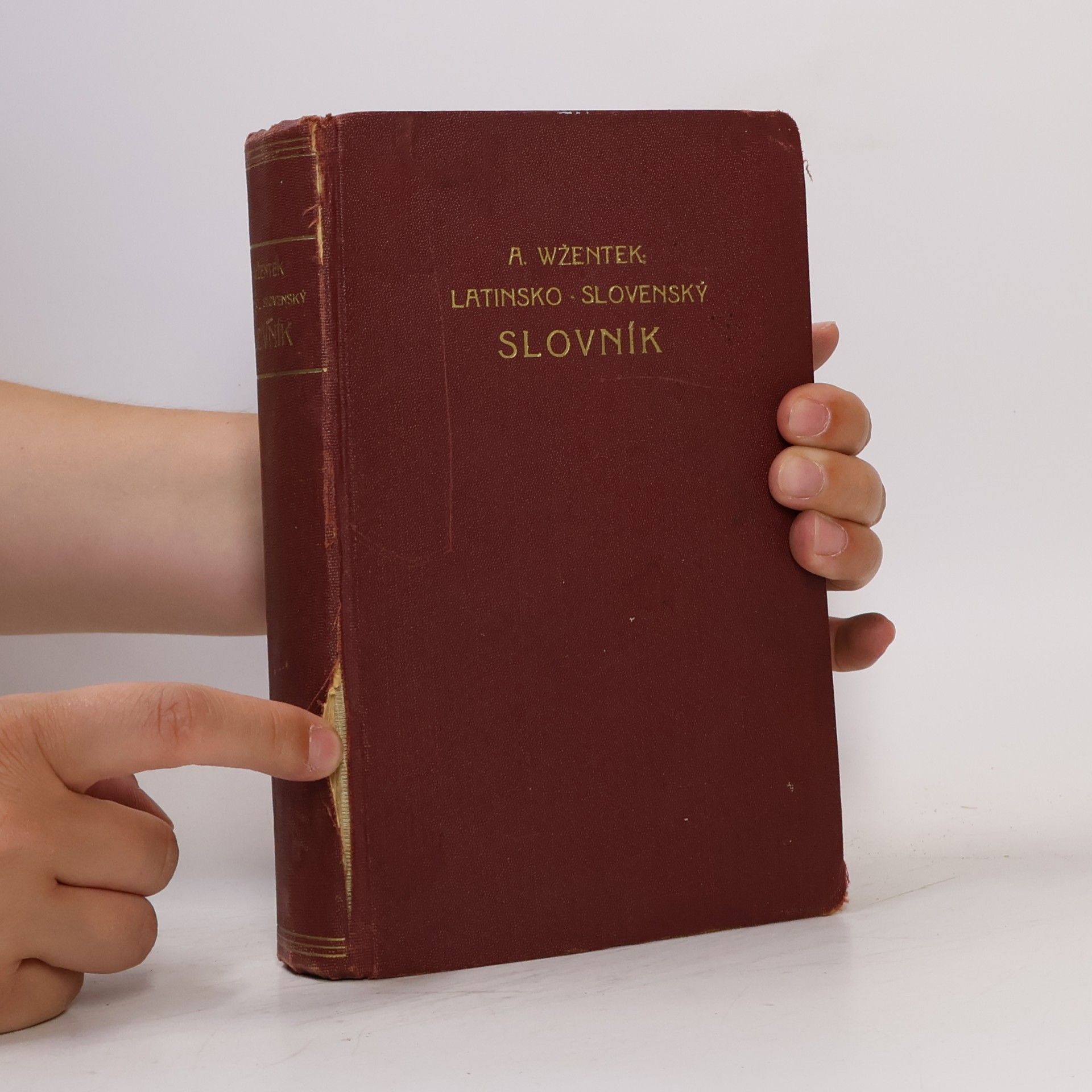Alojz Wžentek Latinsko-slovenský slovník pre stredné školy