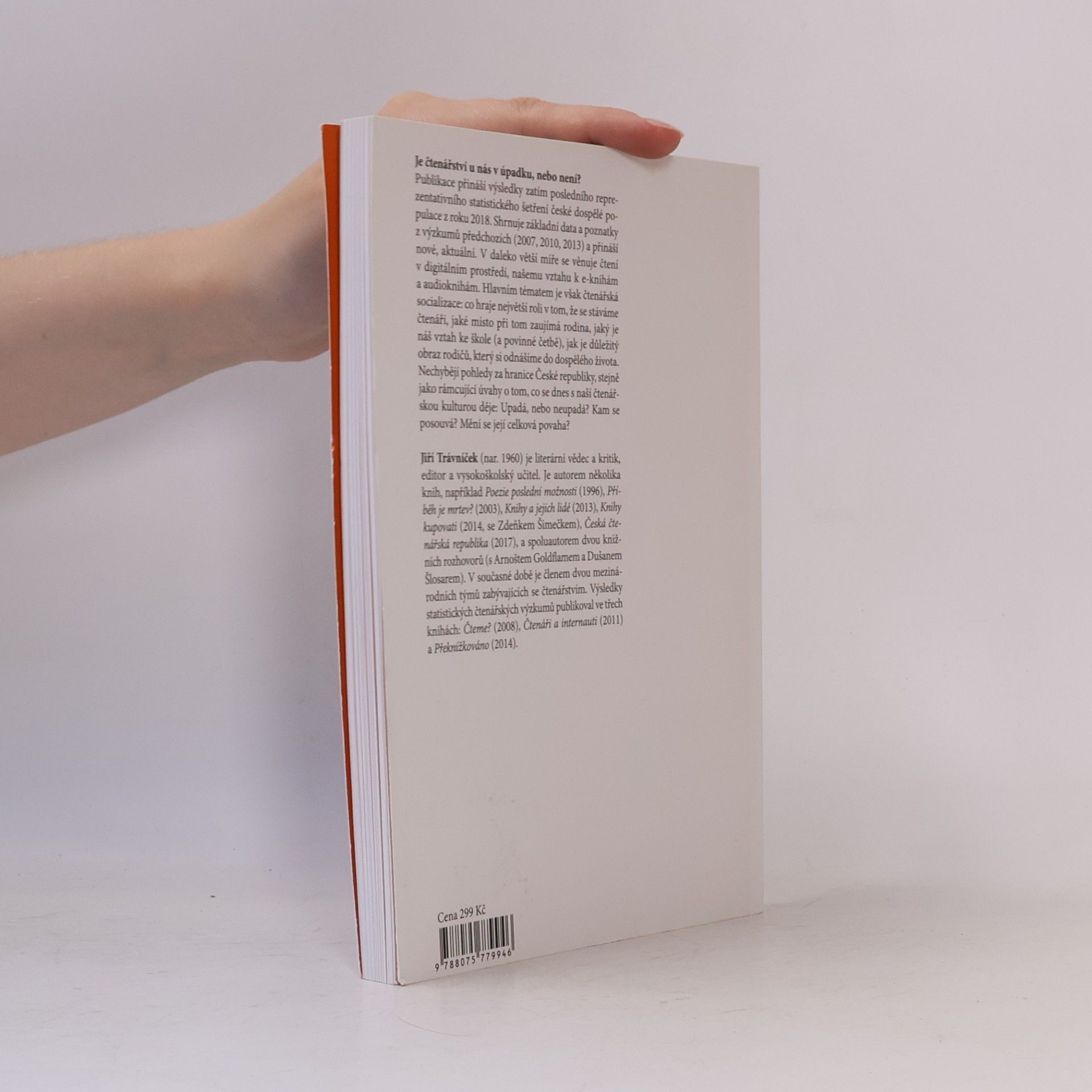 Jiří Trávníček Rodina, škola, knihovna - Náš vztah ke čtení a co ho ovlivňuje (2018)