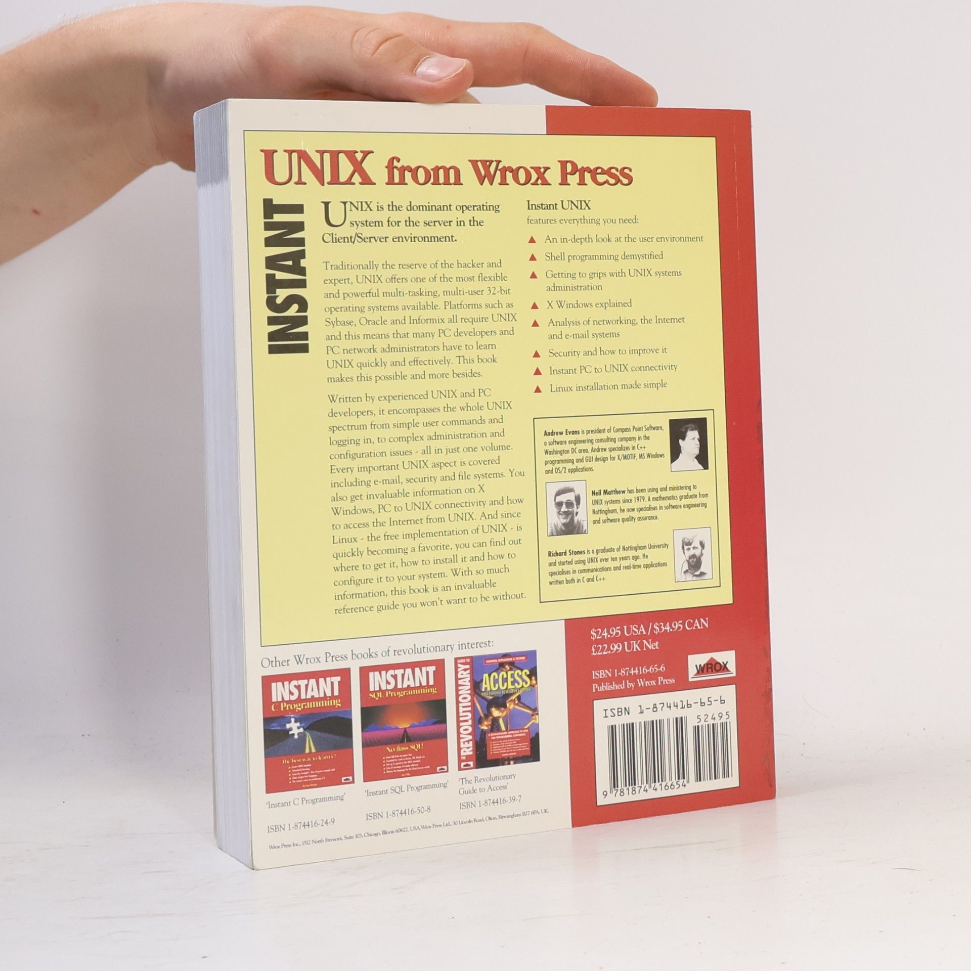Andrew Evans Instant UNIX