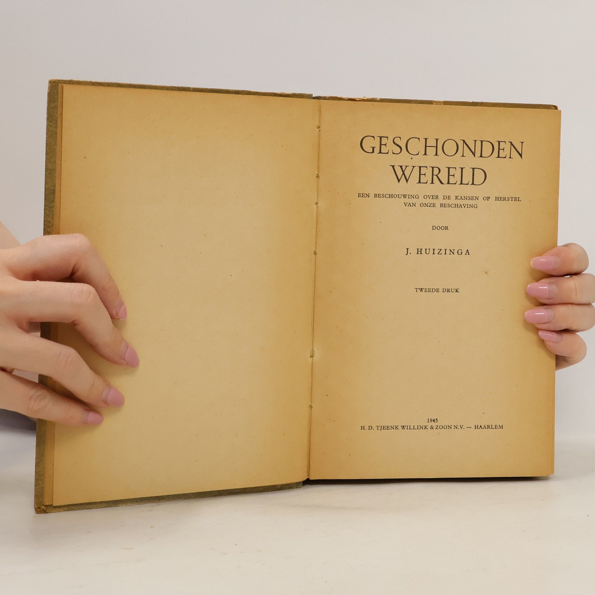 Johan Huizinga Geschonden wereld