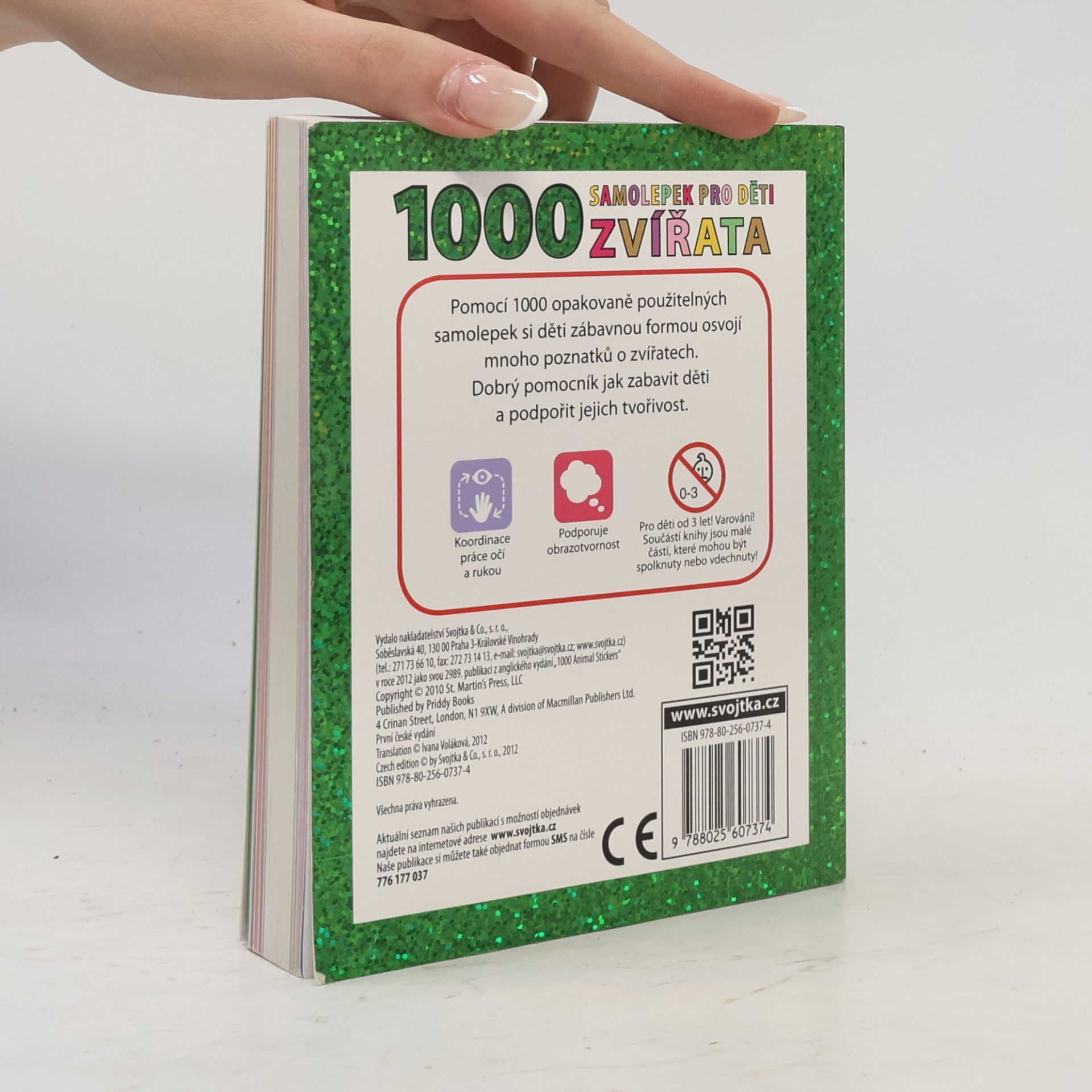 1000 samolepek pro děti – Zvířata