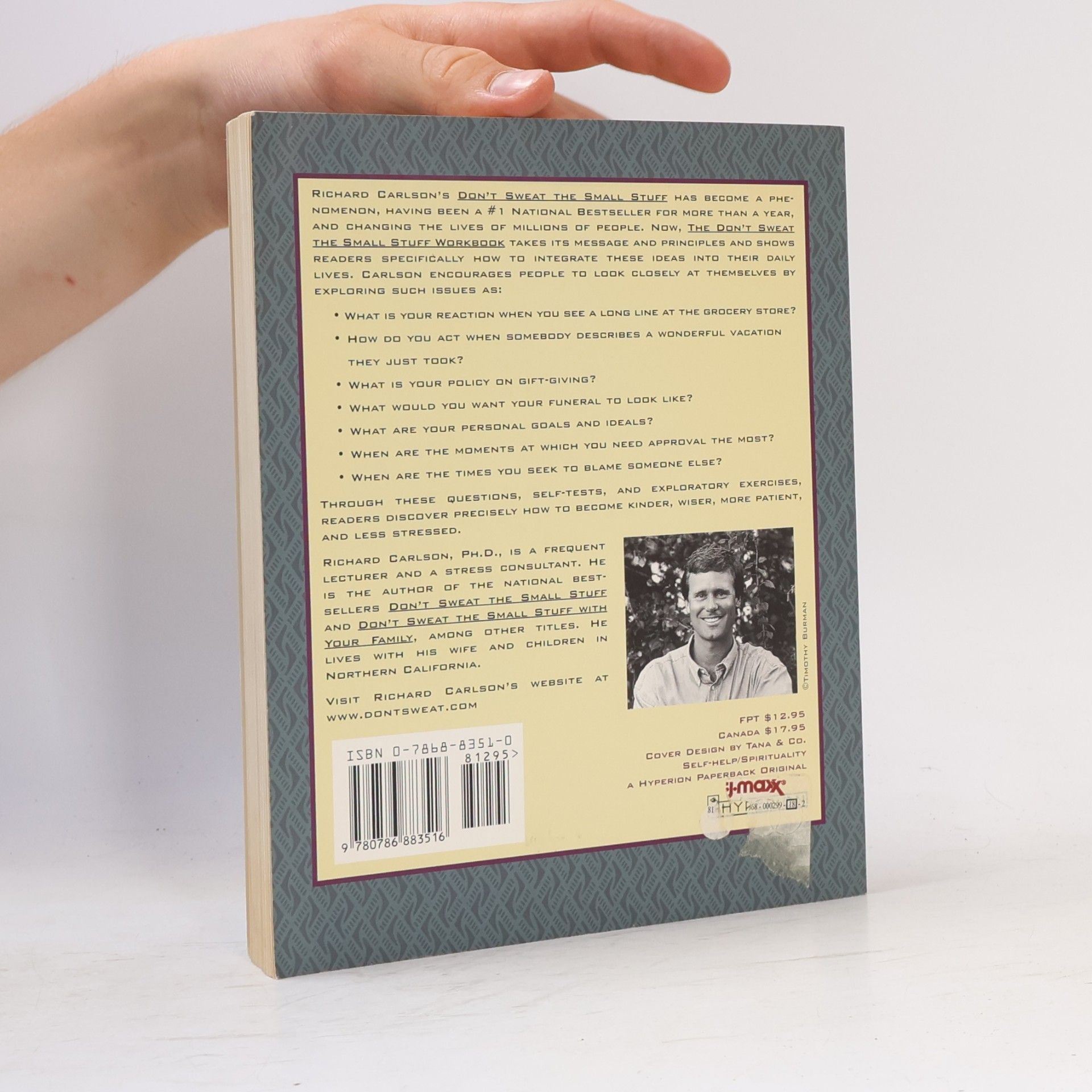 Richard Carlson The Don't Sweat the Small Stuff Workbook