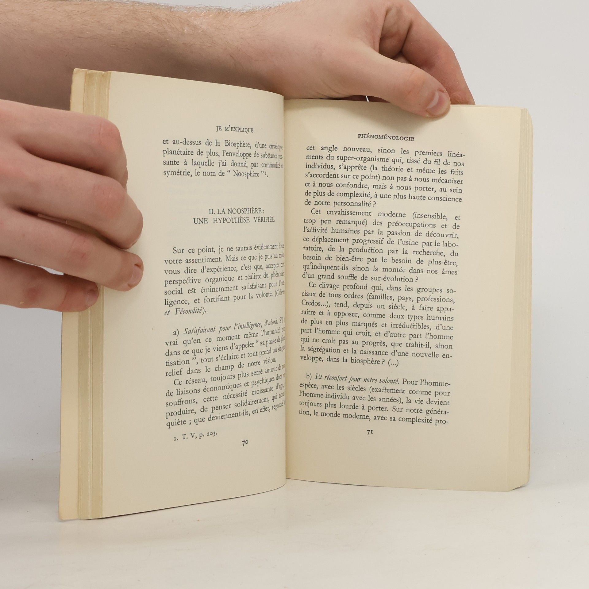 Pierre Teilhard de Chardin Je m'explique
