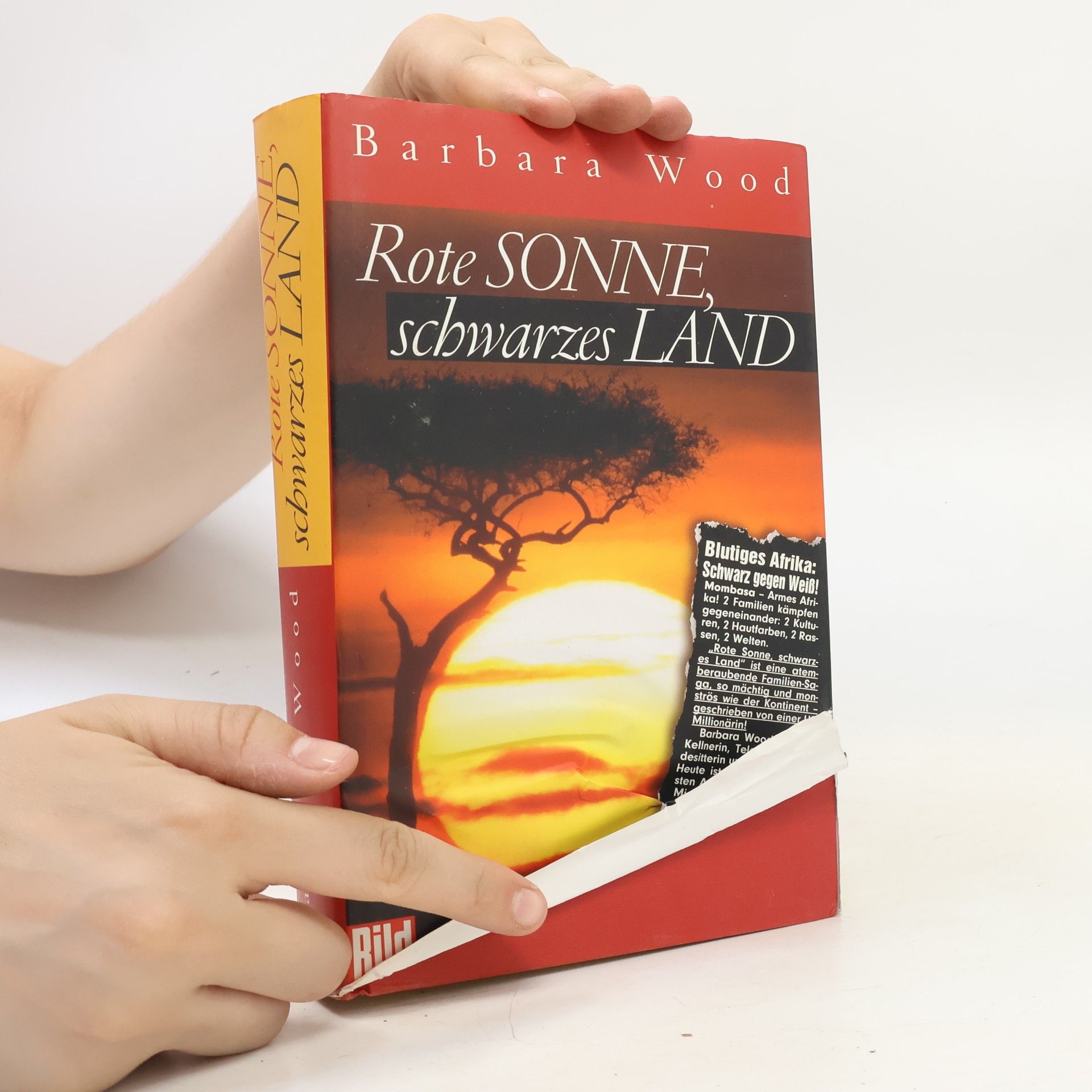 Barbara Wood Rote Sonne, schwarzes Land