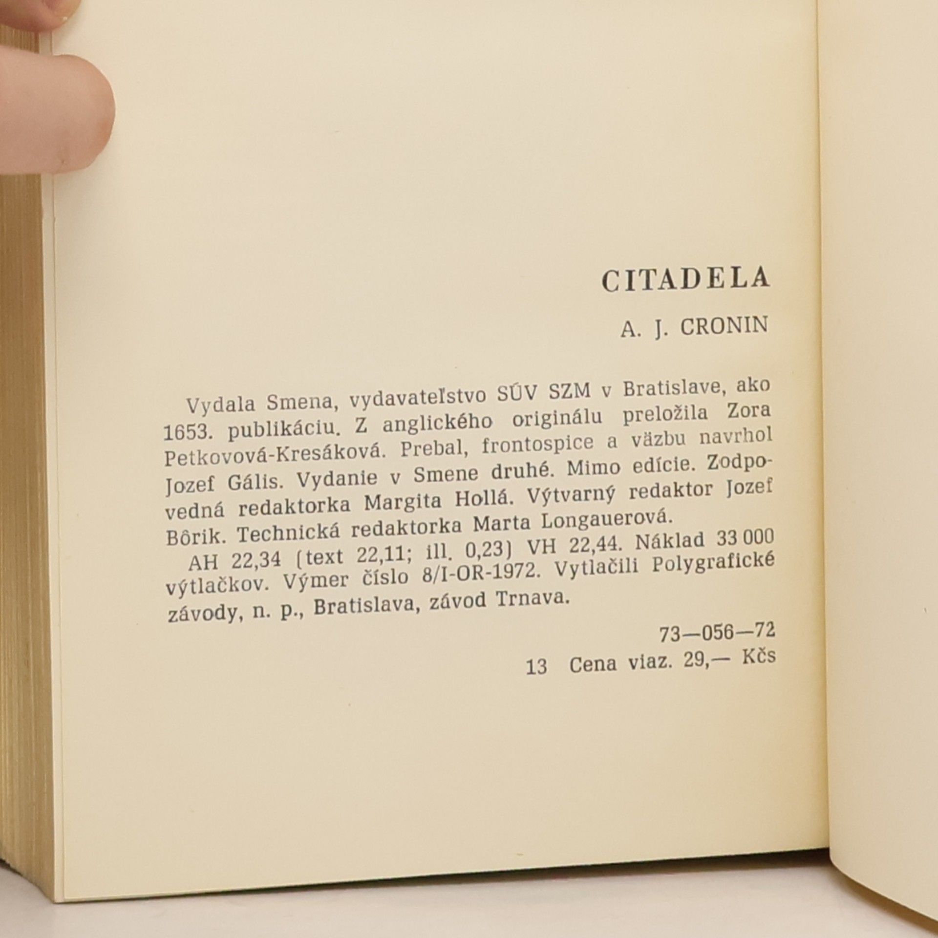 A. J. Cronin Citadela