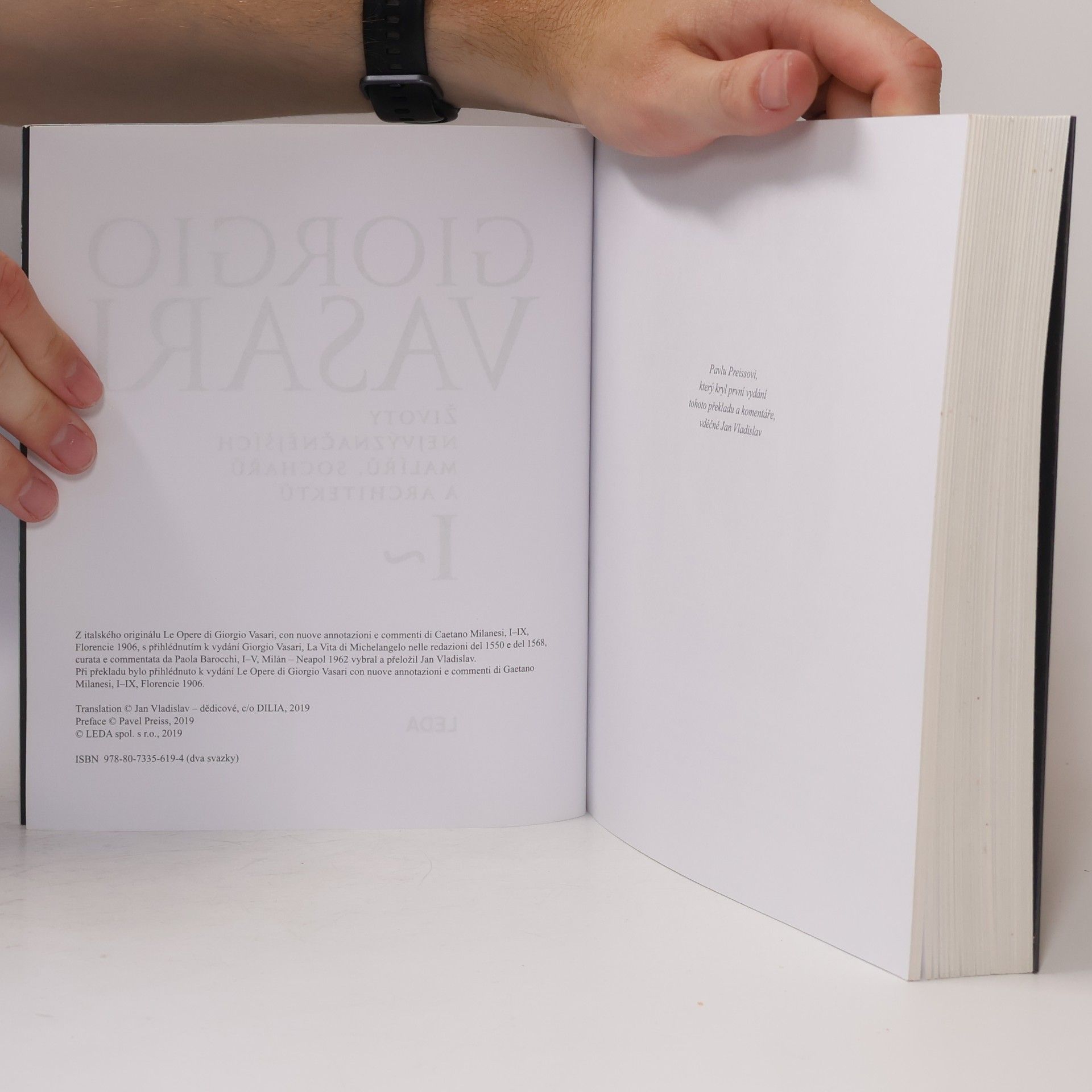 Jan Vladislav Životy nejvýznačnějších malířů, sochařů a architektů I.