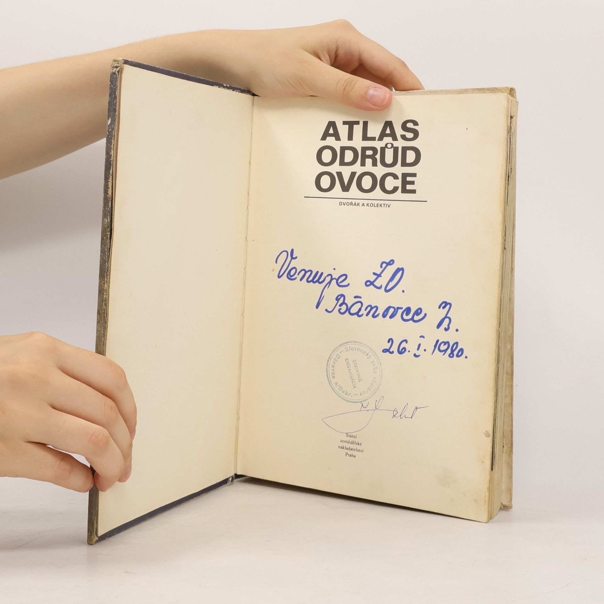 Antonín Dvořák Atlas odrůd ovoce