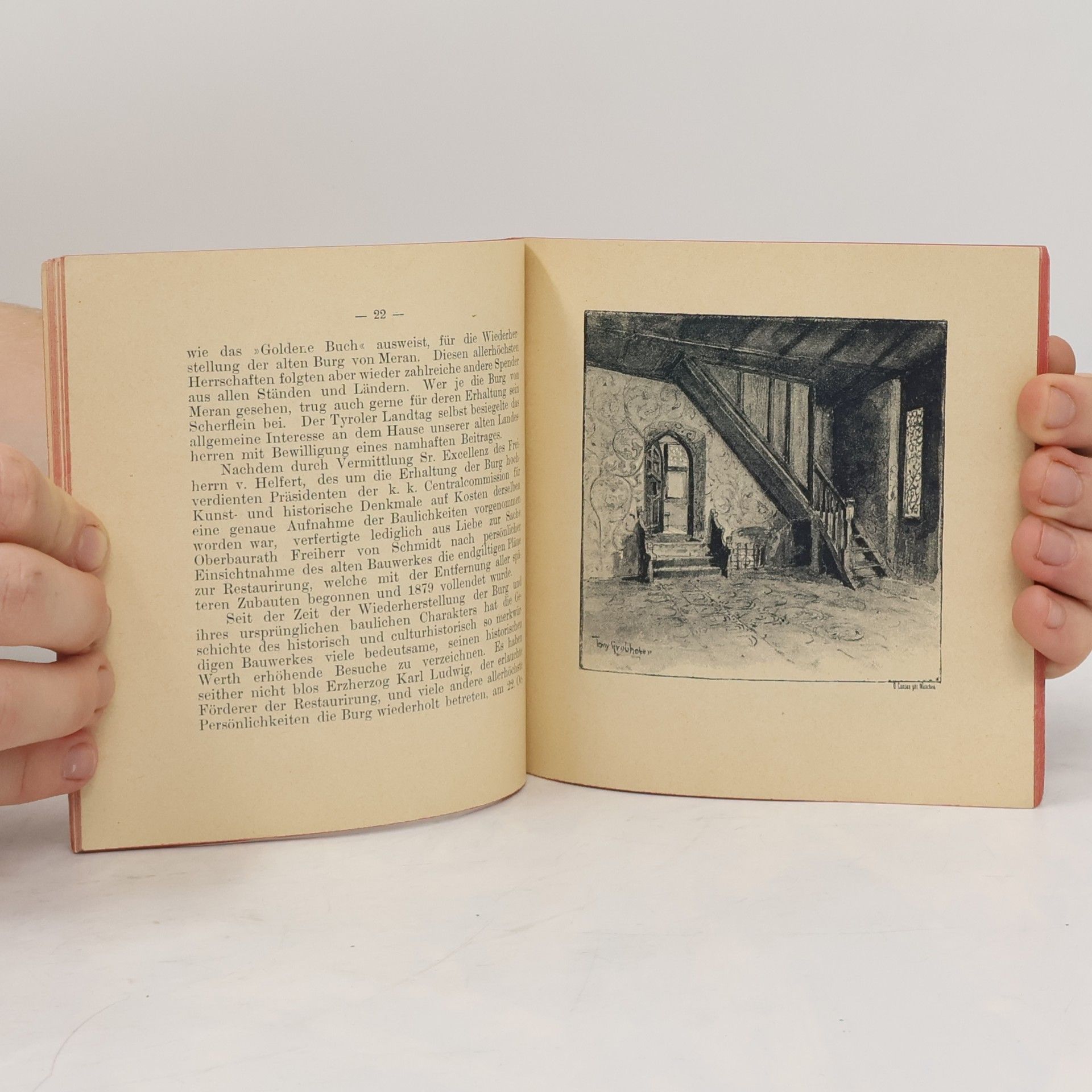 David R. v. Schönherr Geschichte und Beschreibung der alten Landesfürstlichen Burg in Meran