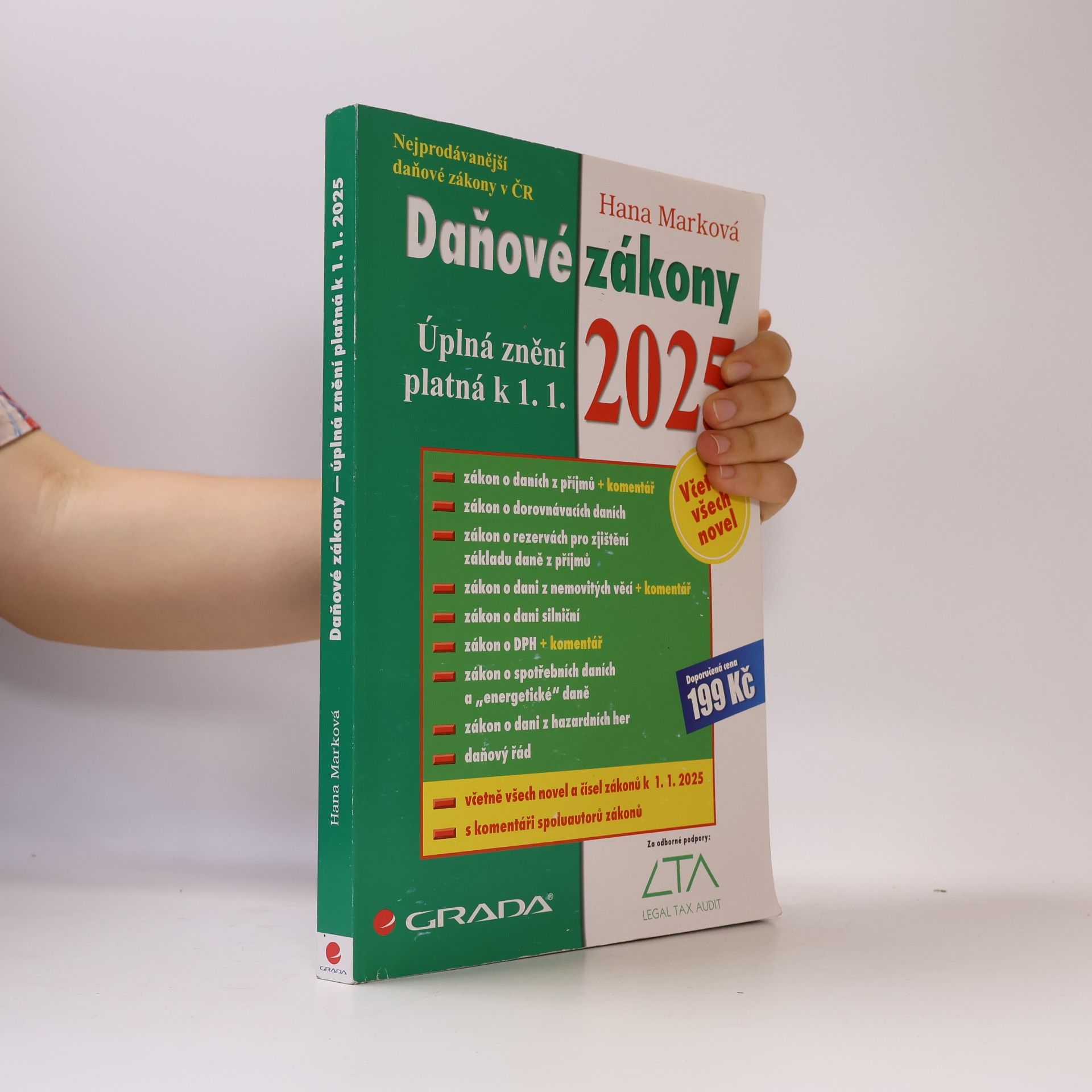 Marková Hana Daňové zákony. Úplná znění platná k 1. 1. 2025