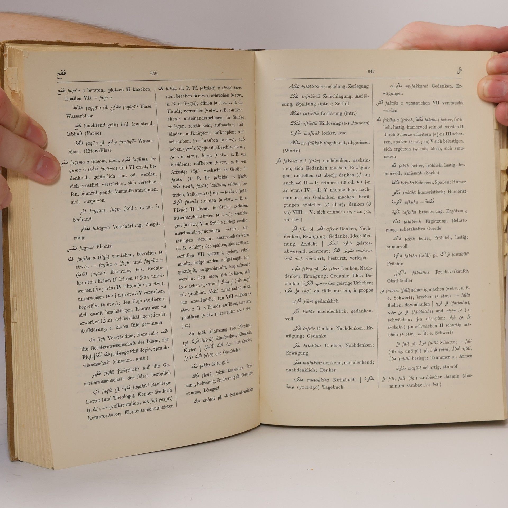 Hans Wehr Arabisches Wörterbuch für die Schriftsprache der Gegenwart