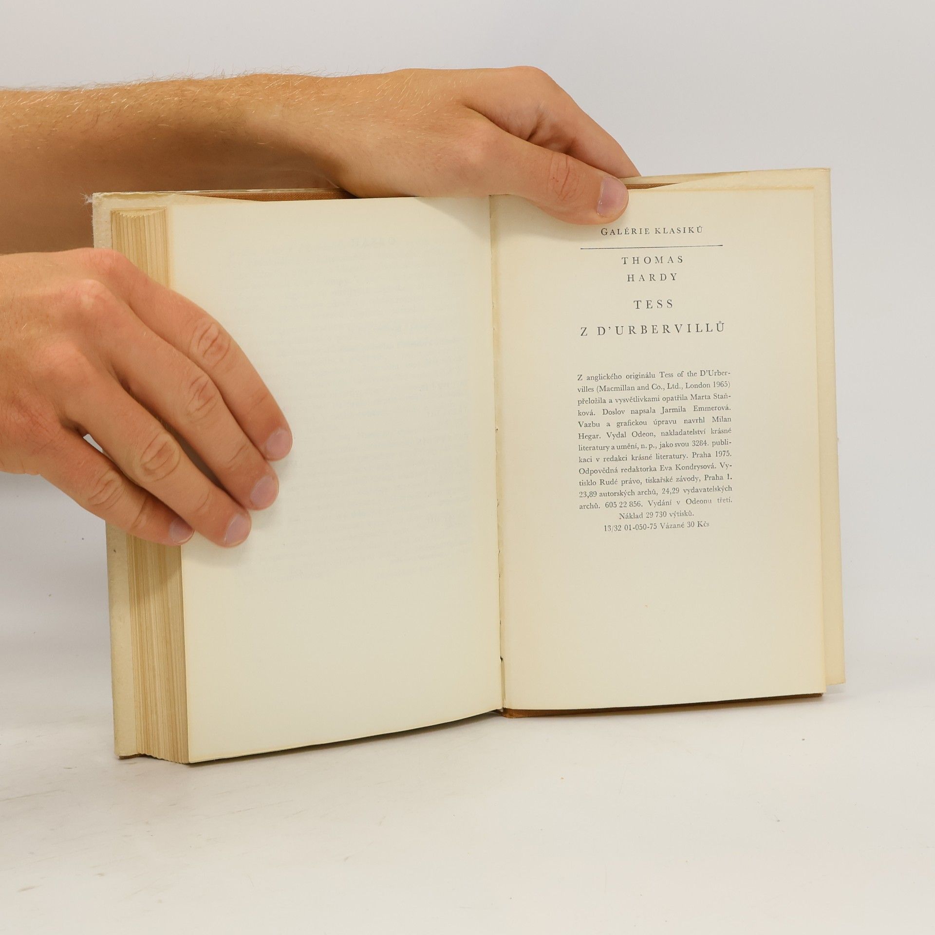 Thomas Hardy Tess z d'Urbervillů