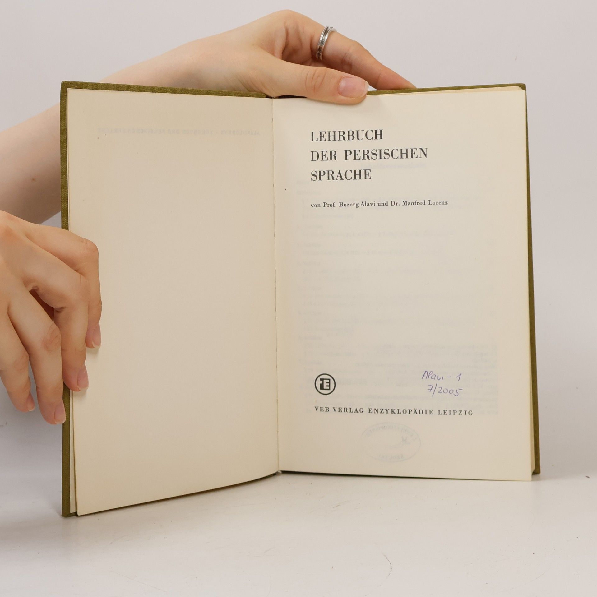 Manfred Lorenz Lehrbuch der persischen Sprache