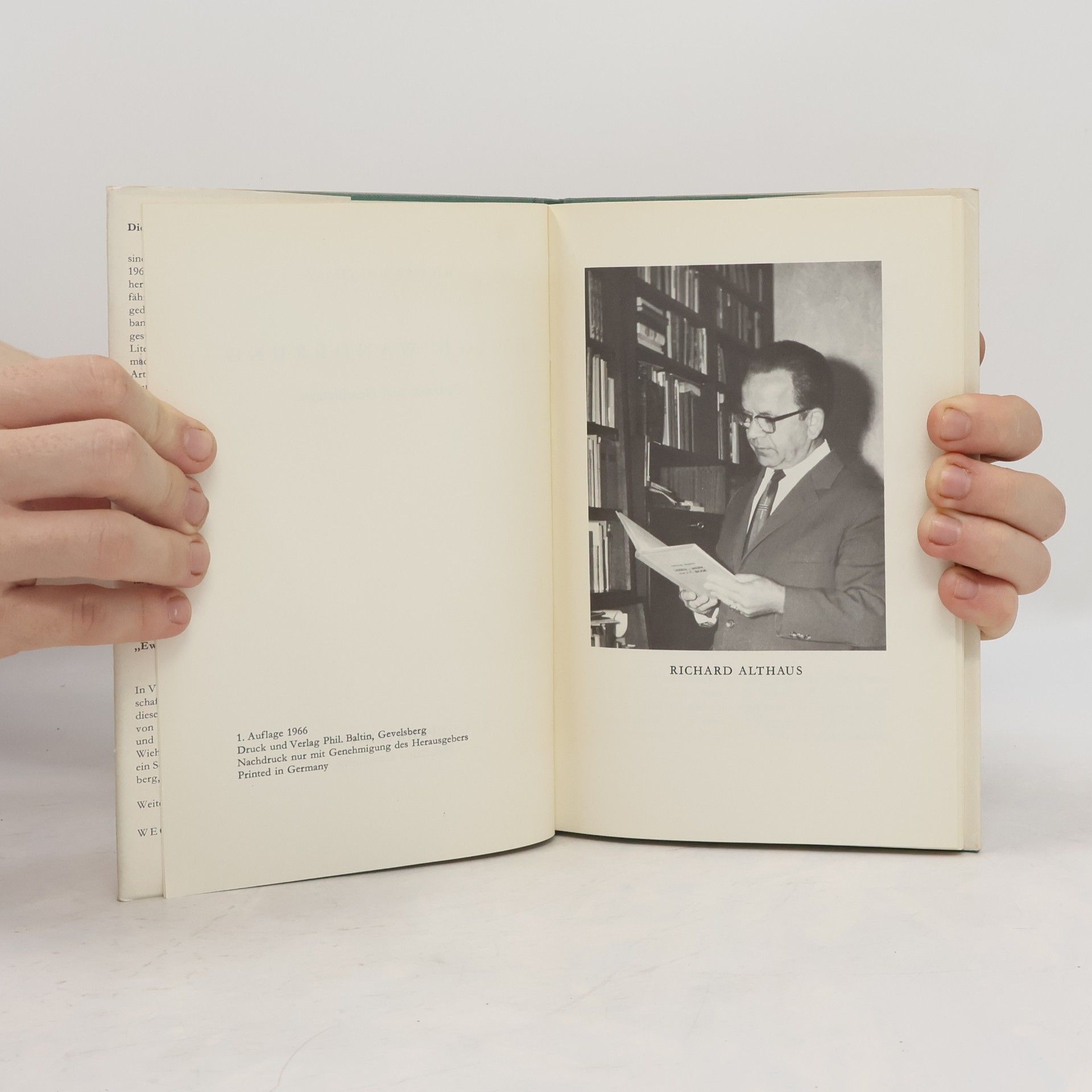Richard Althaus Ewige Wanderung