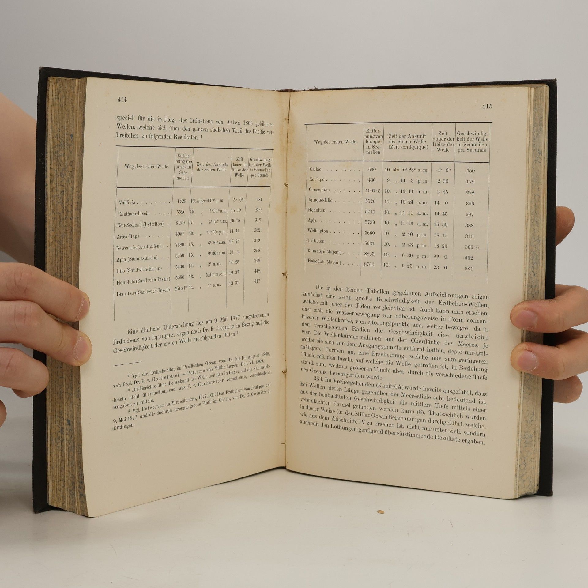 Ferdinand von Attlmayr Handbuch der Oceanographie. Band I.