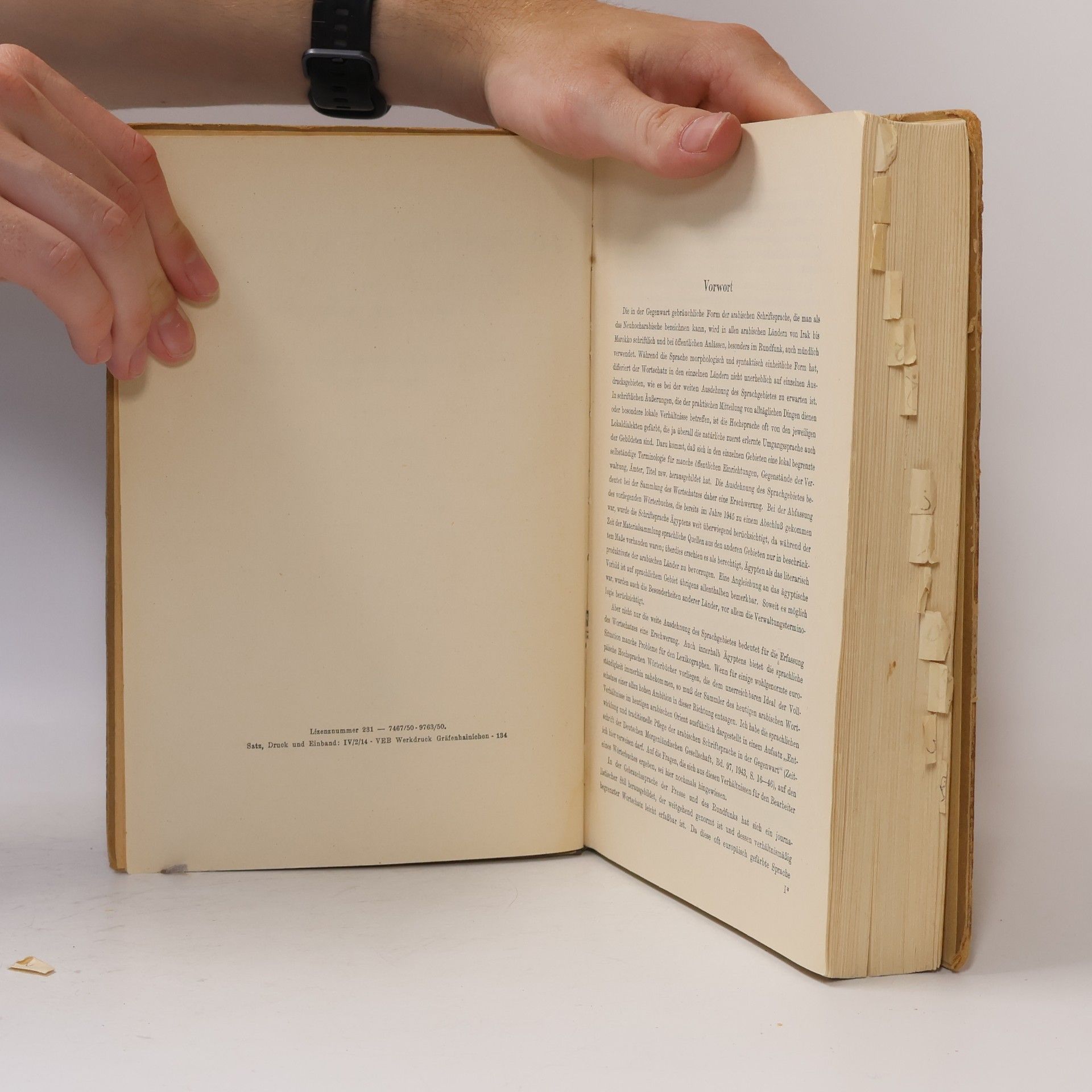 Hans Wehr Arabisches Wörterbuch für die Schriftsprache der Gegenwart