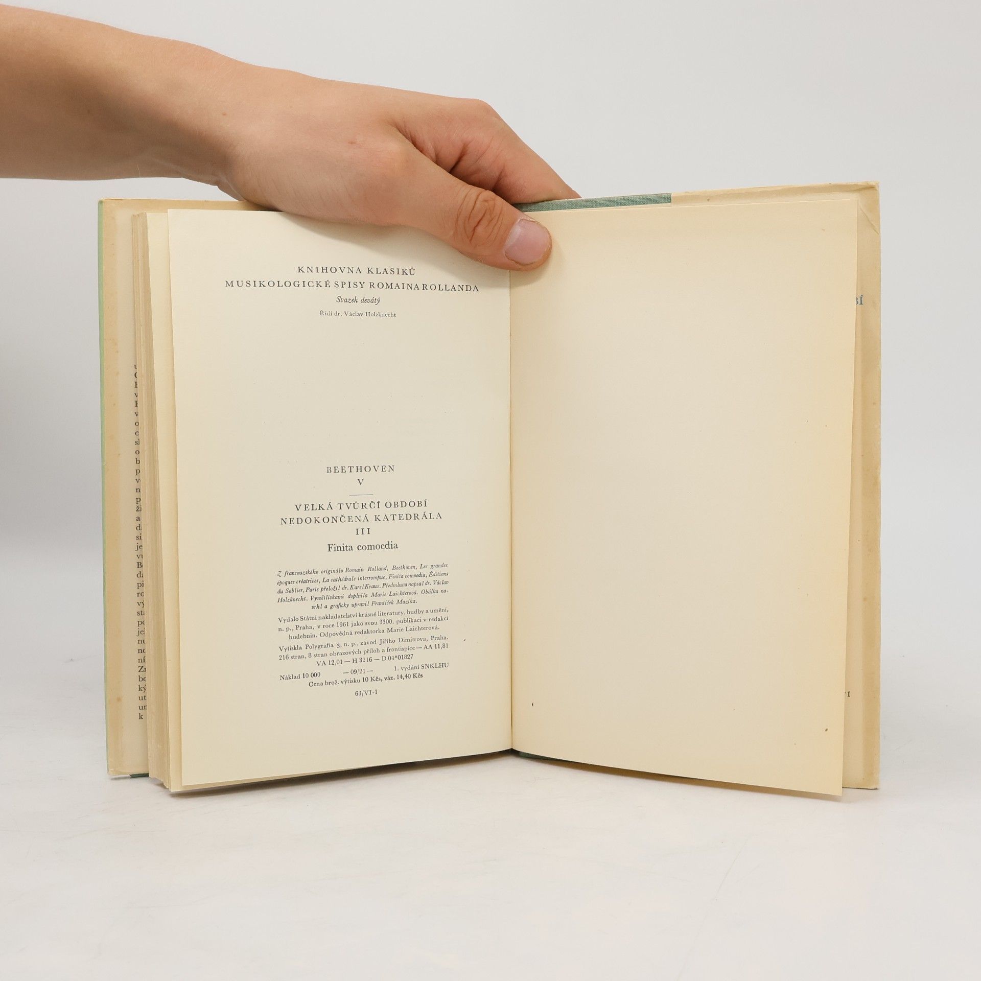Romain Rolland Beethoven V. Velká tvůrčí období. Nedokončená katedrála III. Finita comedia