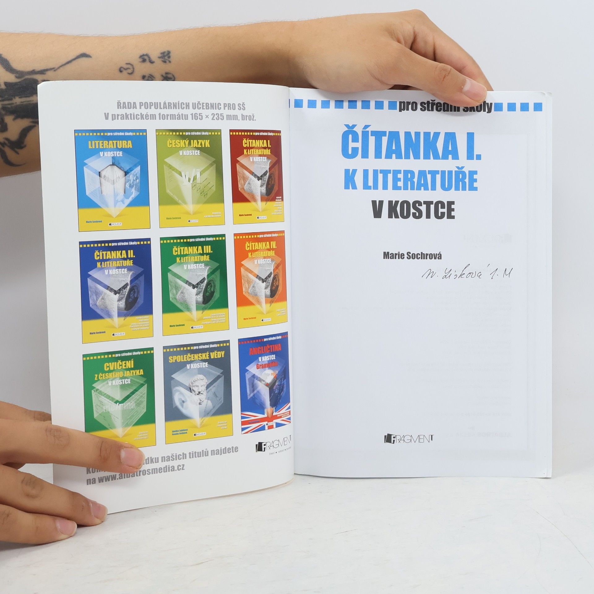 Marie Sochrová Čítanka I. k Literatuře v kostce