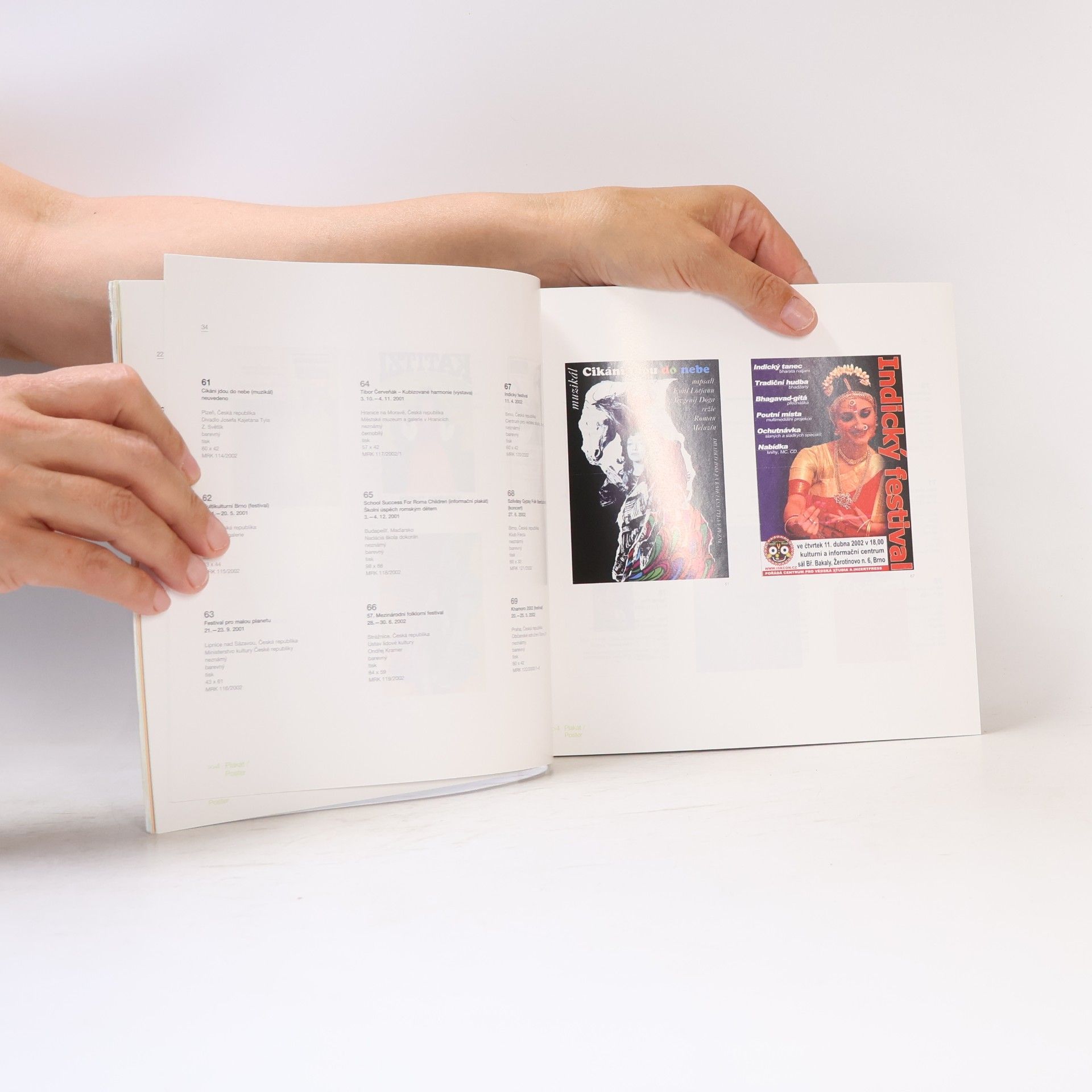 Autores varios Sbírka Muzea romské kultury. Fond plakátu a pozvánek.