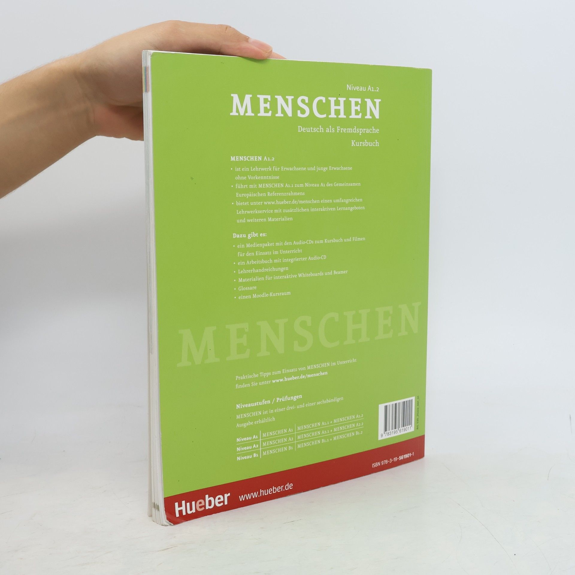 Sandra Evans Menschen A1.2 : Deutsch als Fremdsprache