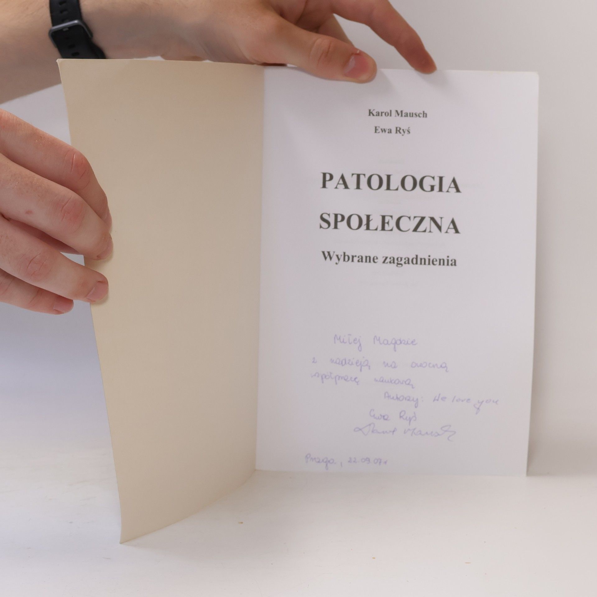 Karol Mausch Patologia Społeczna