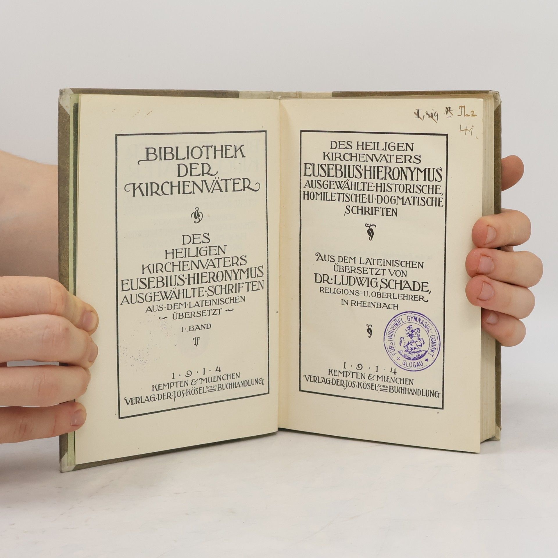 Auteurscollectief Bibliothek der Kirchenväter I.