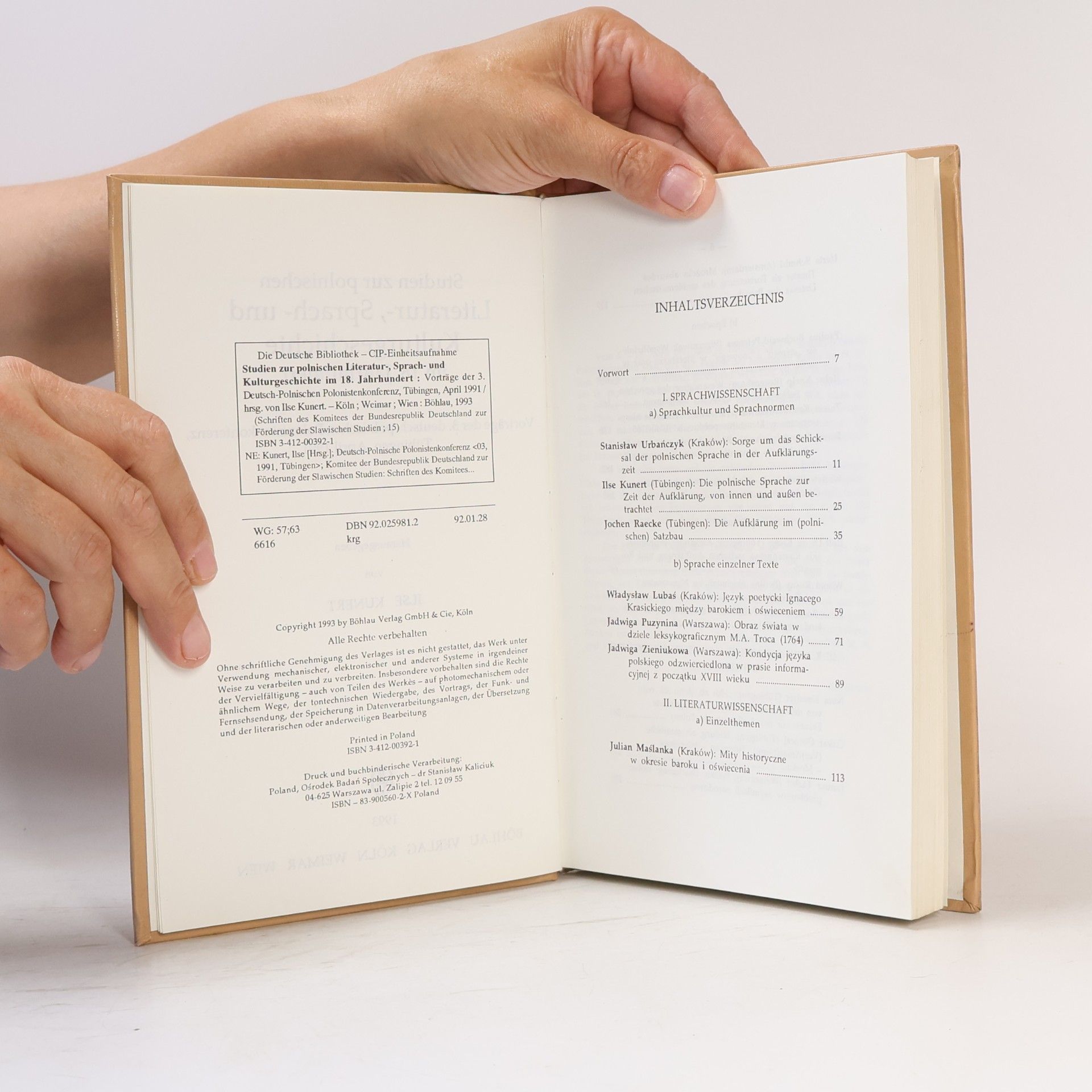 Ilse Kunert Studien zur polnischen Literatur-, Sprach- und Kulturgeschichte im 18. Jahrhundert