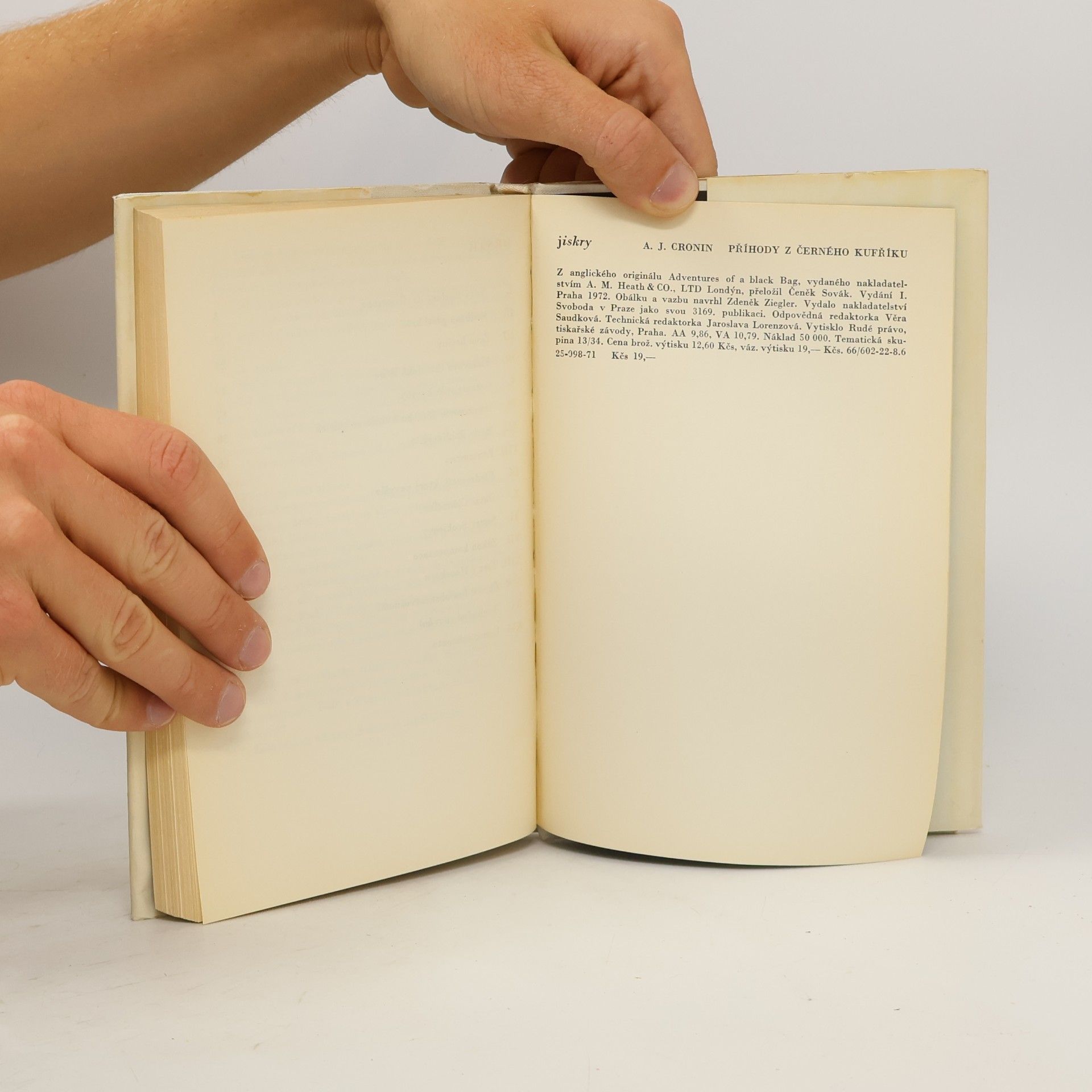 A. J. Cronin Příhody z černého kufříku