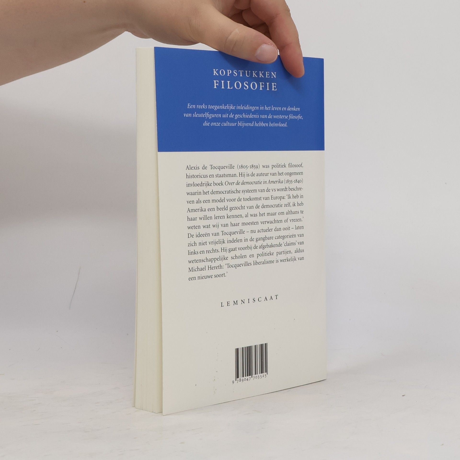 Michael Hereth Kopstukken filosofie: Tocqueville