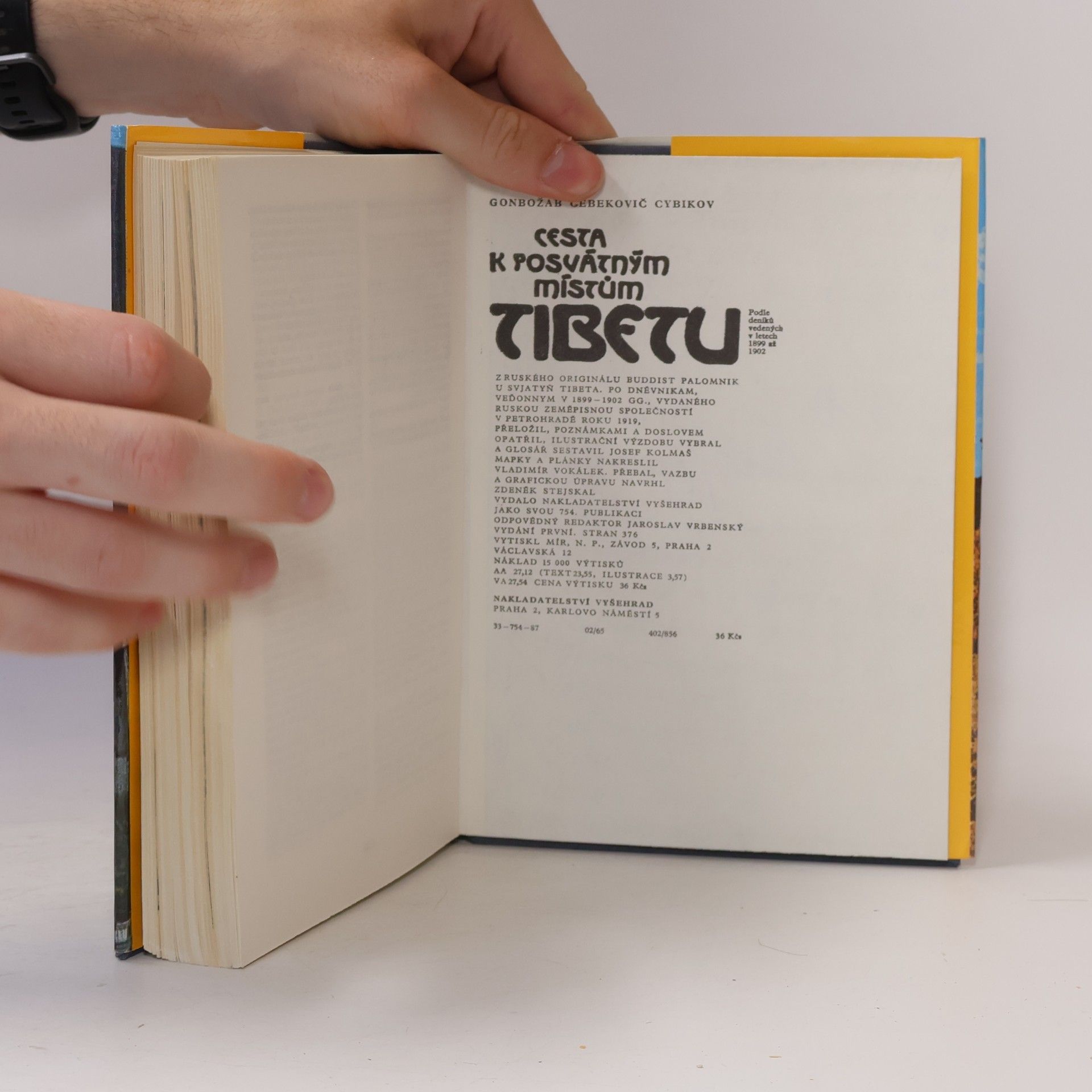 Gonbožab Cebekovič Cybikov Cesta k posvátným místům Tibetu