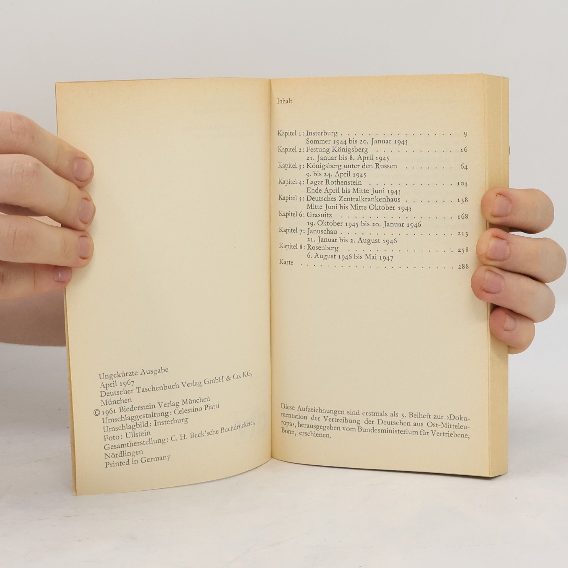 Hans Graf von Lehndorff Ostpreussischnes Tagebuch