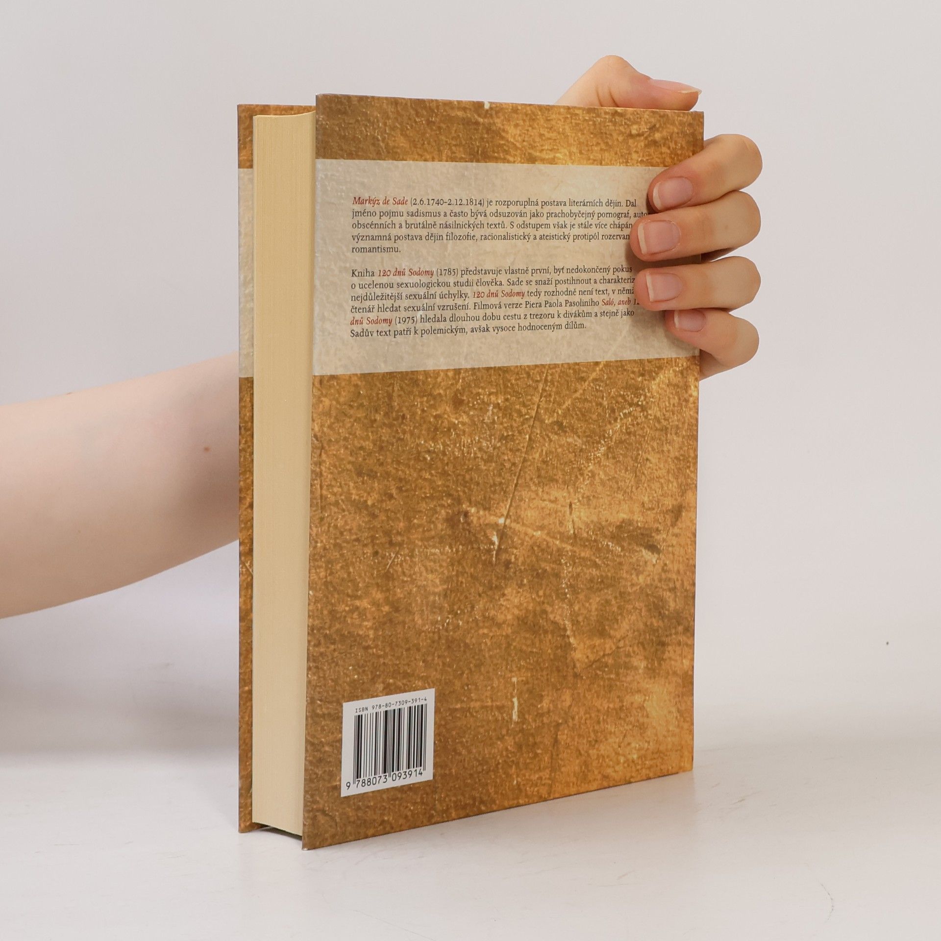 Donatien Alphonse François marquis de Sade 120 dnů Sodomy