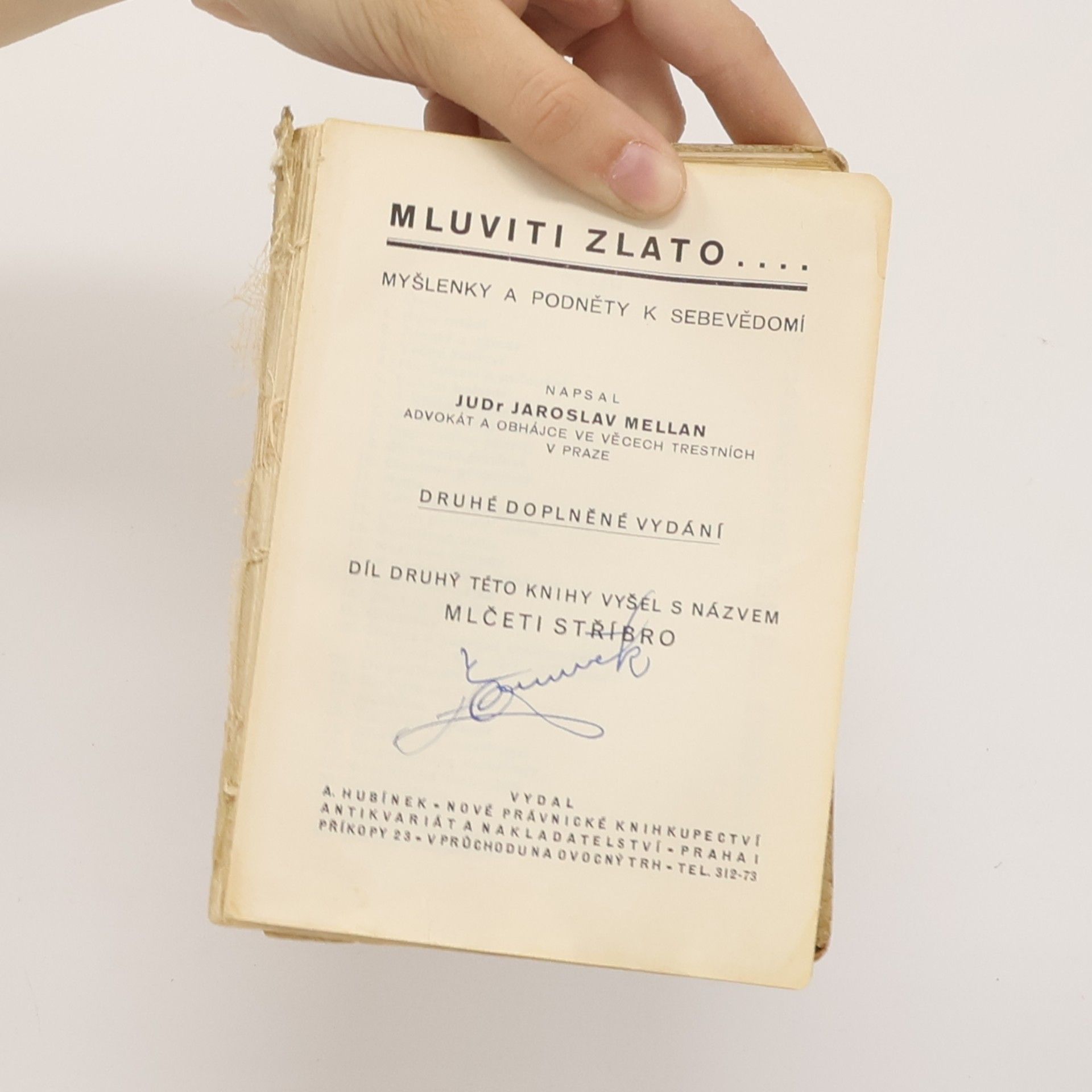 Jaroslav Mellan Mluviti zlato...