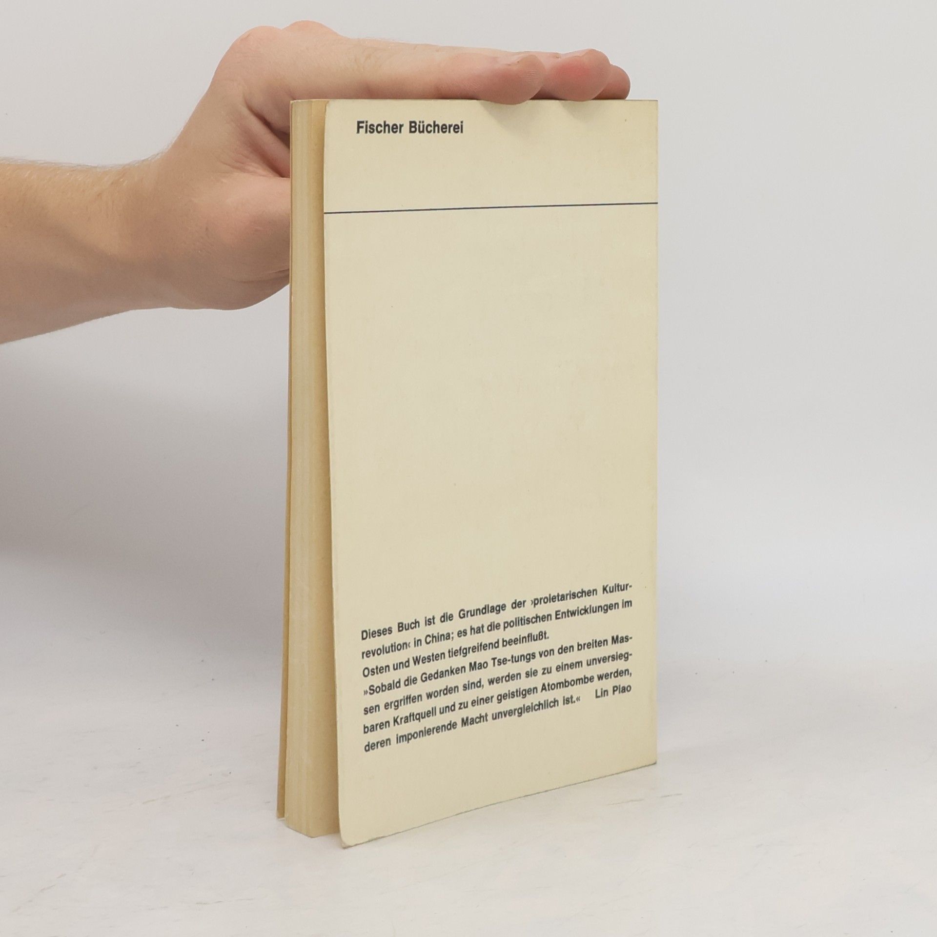 Zedong Mao Das Rote Buch. Worte des Vorsitzenden Mao Tse-tung