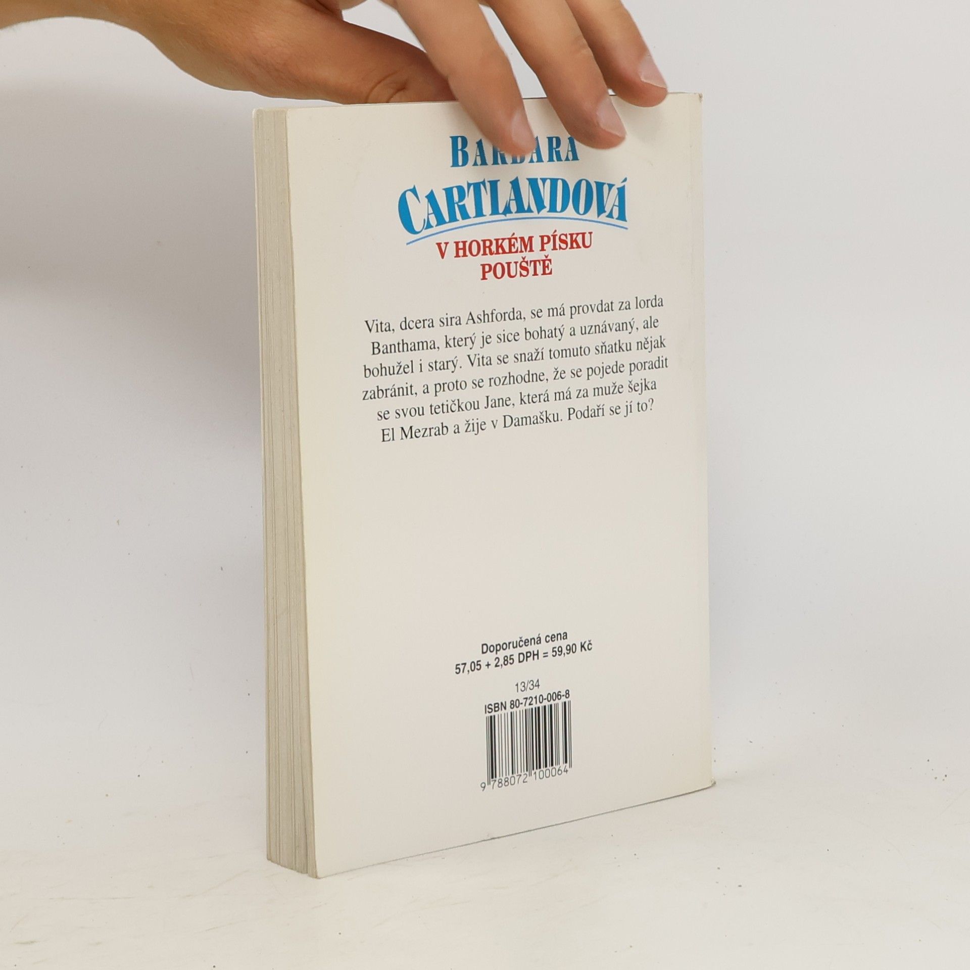 Barbara Cartland V horkém písku pouště